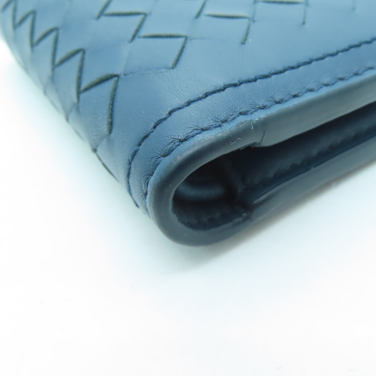 BOTTEGA VENETA Wallet in cowhide leather blue