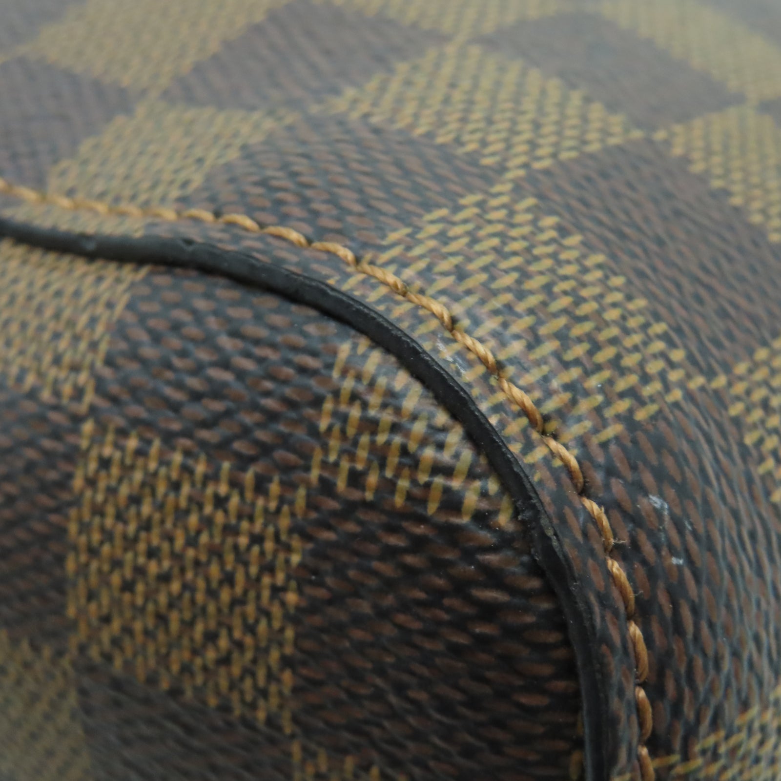 LOUIS VUITTON Damier Neonoe金扣肩背袋棕色