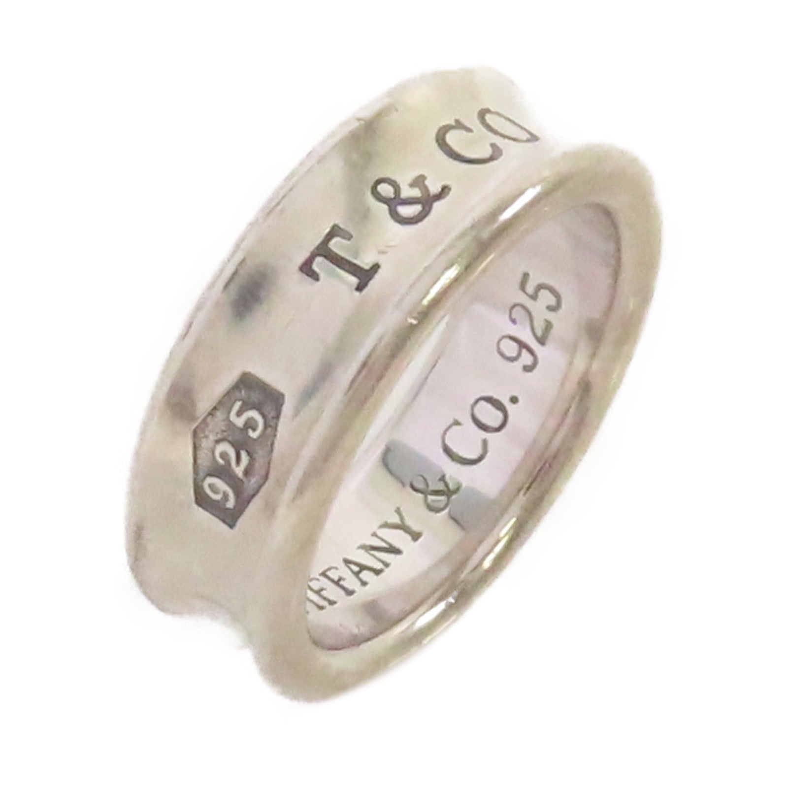 TIFFANY＆CO 925純銀1837 Narrow Ring戒指US#6.25