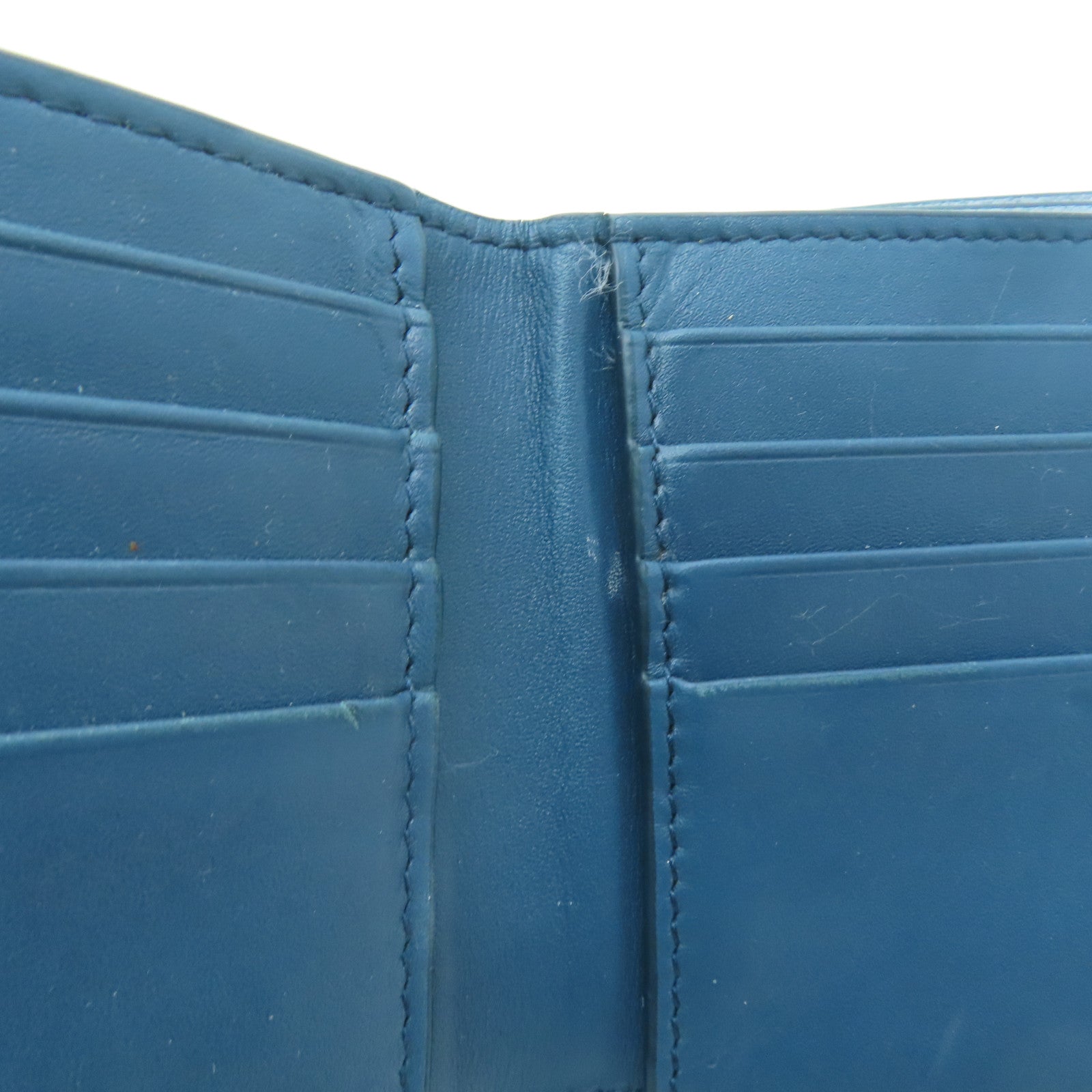 BOTTEGA VENETA Wallet in cowhide leather blue