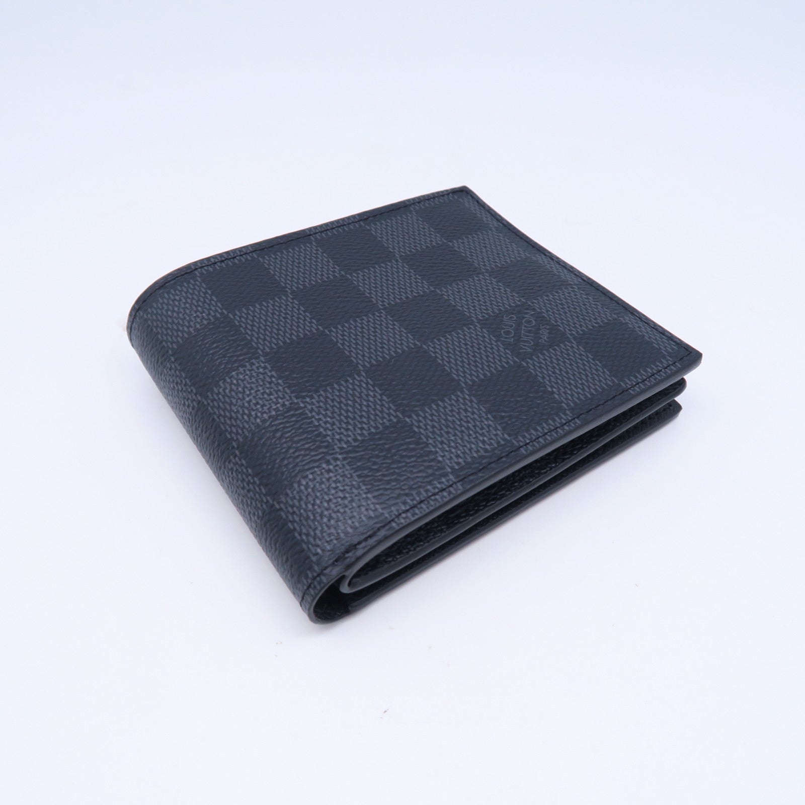 LOUIS VUITTON PVC Amerigo銀扣錢包灰色