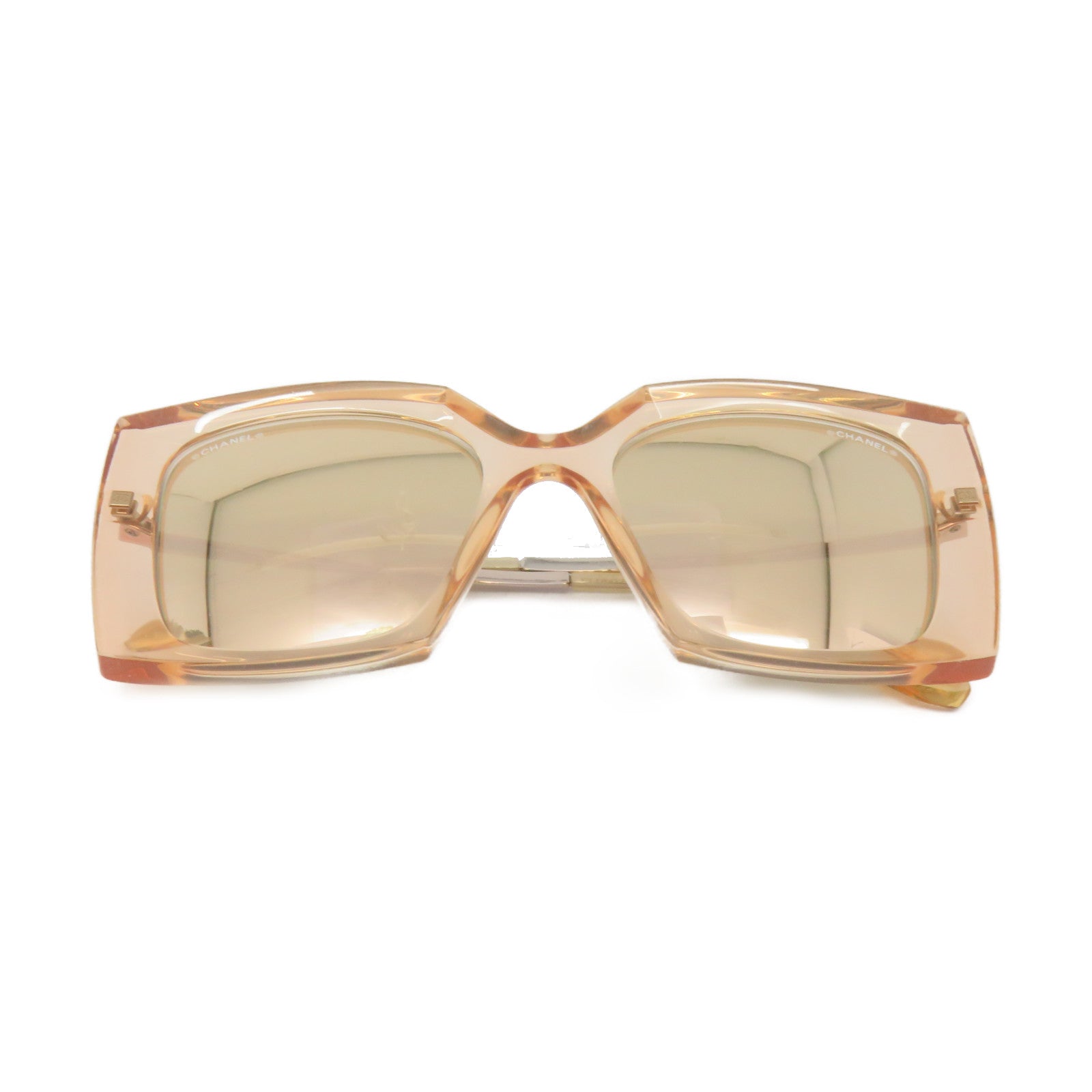 CHANEL PVC Sunglasses太陽眼鏡金色/粉紅色