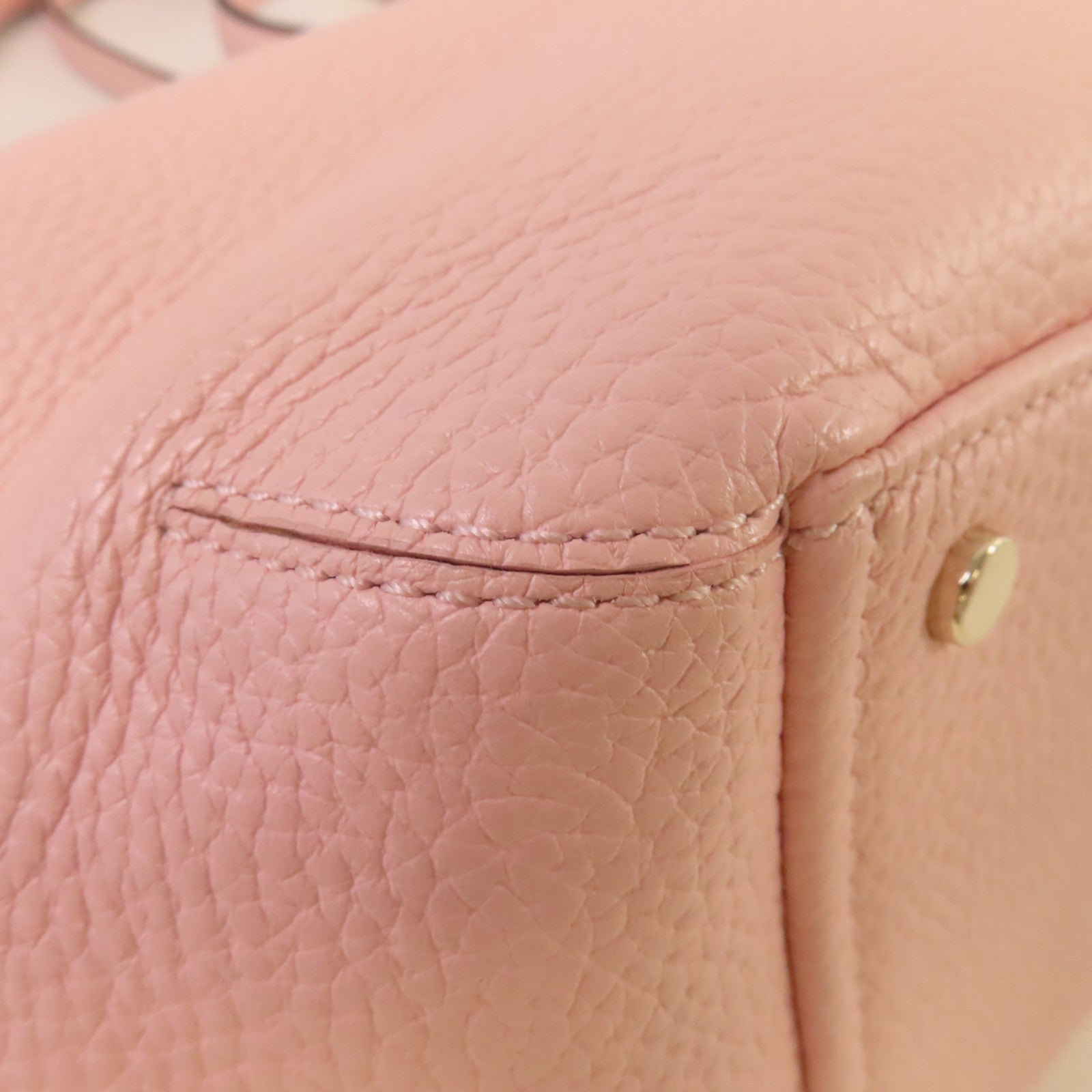 Kate Spade 牛皮皮革2Way Shoulder Bag金扣手挽肩背兩用袋粉紅色