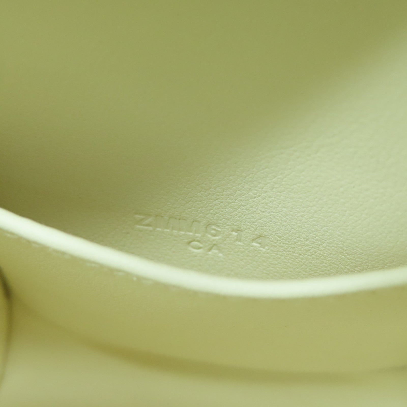 HERMES Clemence皮革Mini Lindy GHW金扣肩背袋小鸡黄嫩黄