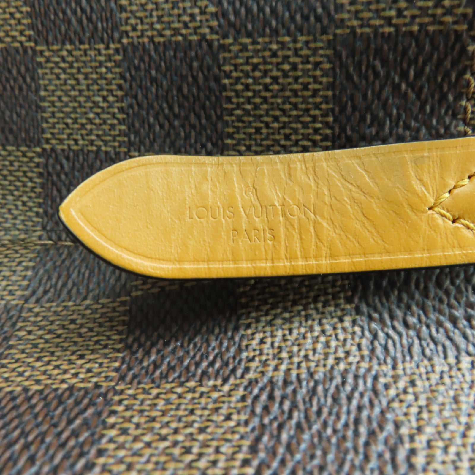 LOUIS VUITTON Damier Neonoe金扣肩背袋棕色
