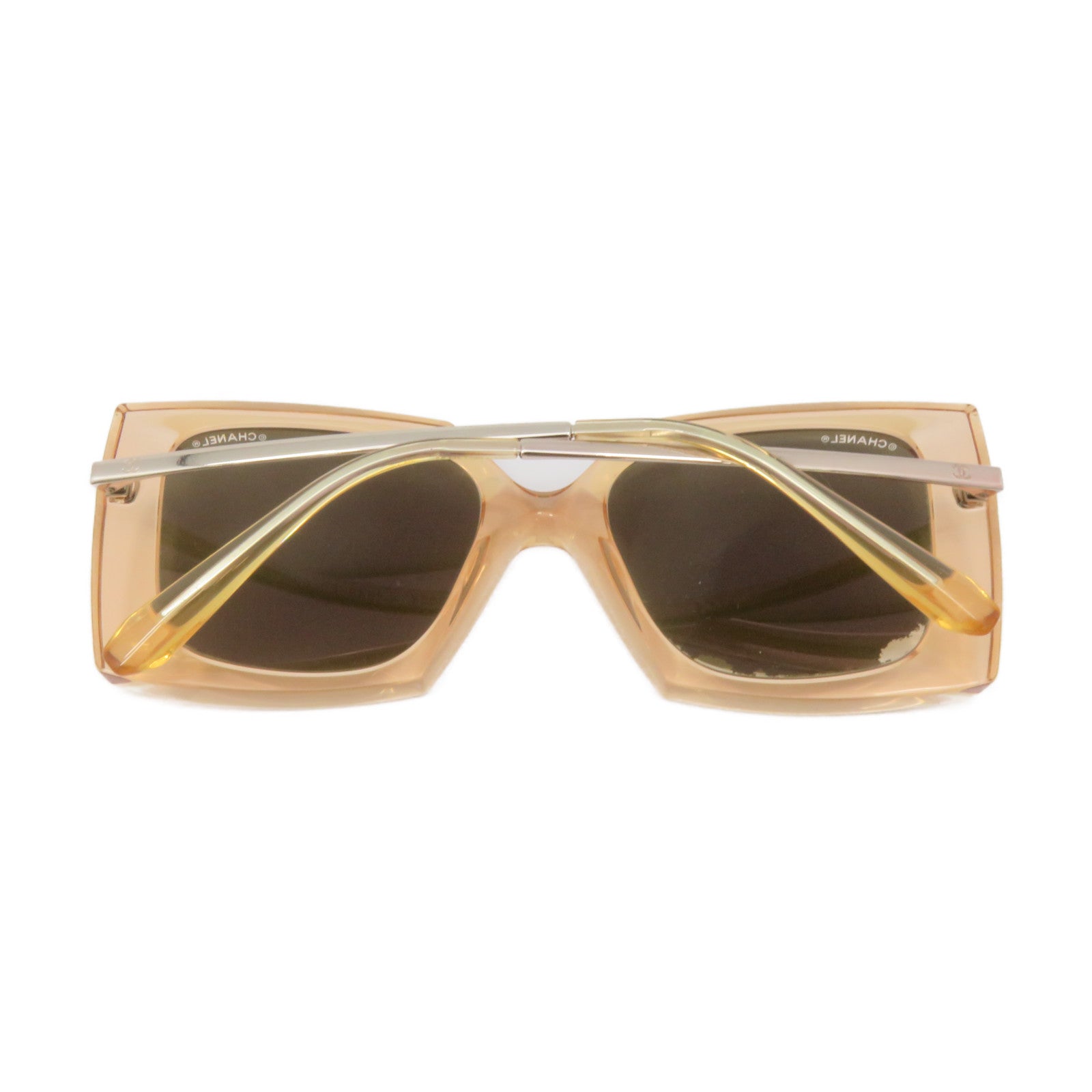 CHANEL PVC Sunglasses太陽眼鏡金色/粉紅色