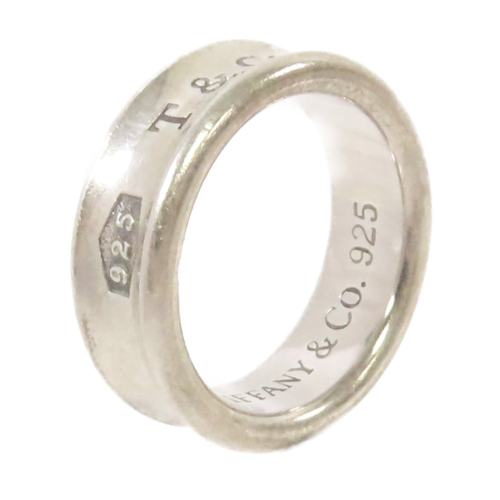 TIFFANY＆CO 925純銀1837 Narrow Ring戒指US#6.25