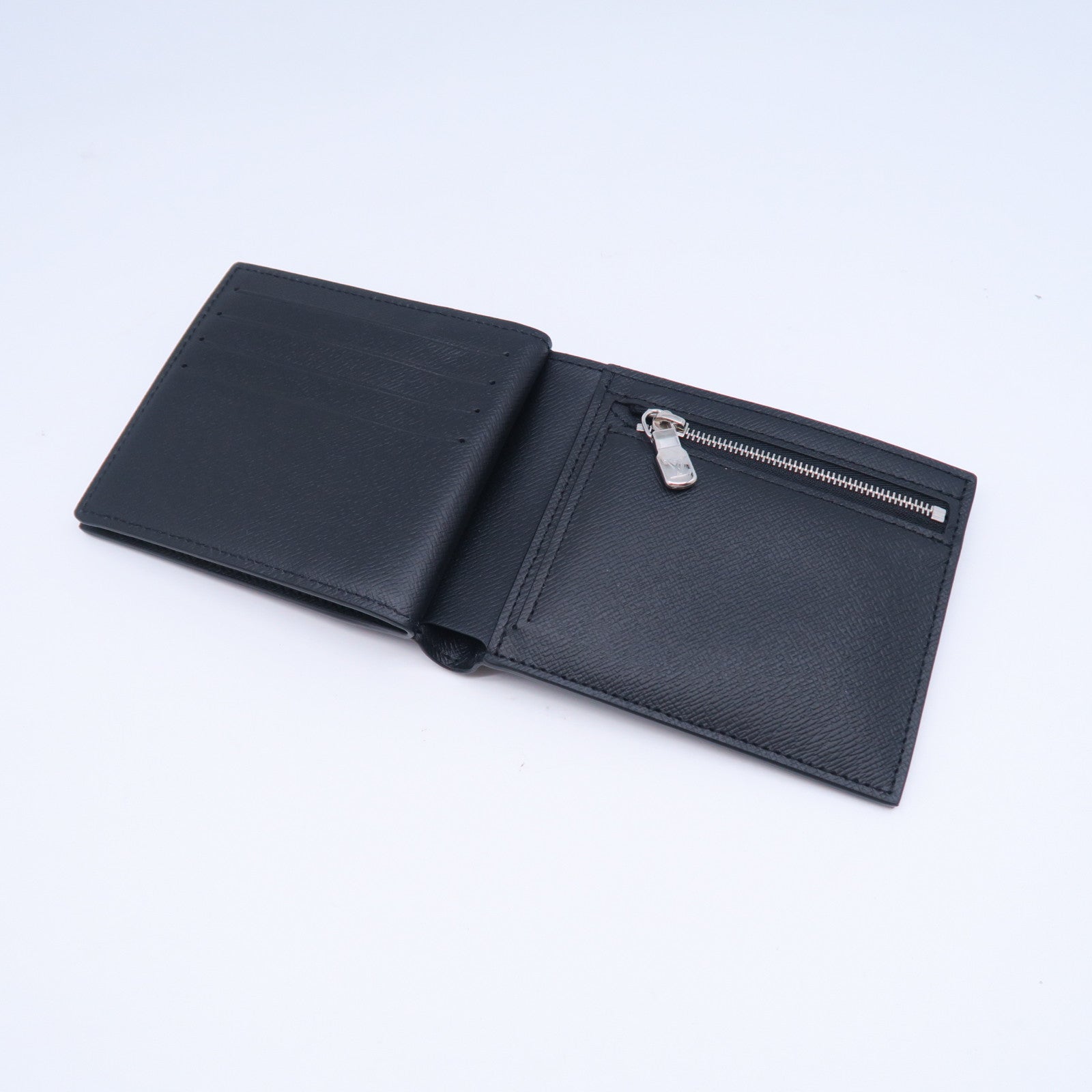 LOUIS VUITTON PVC Amerigo銀扣錢包灰色