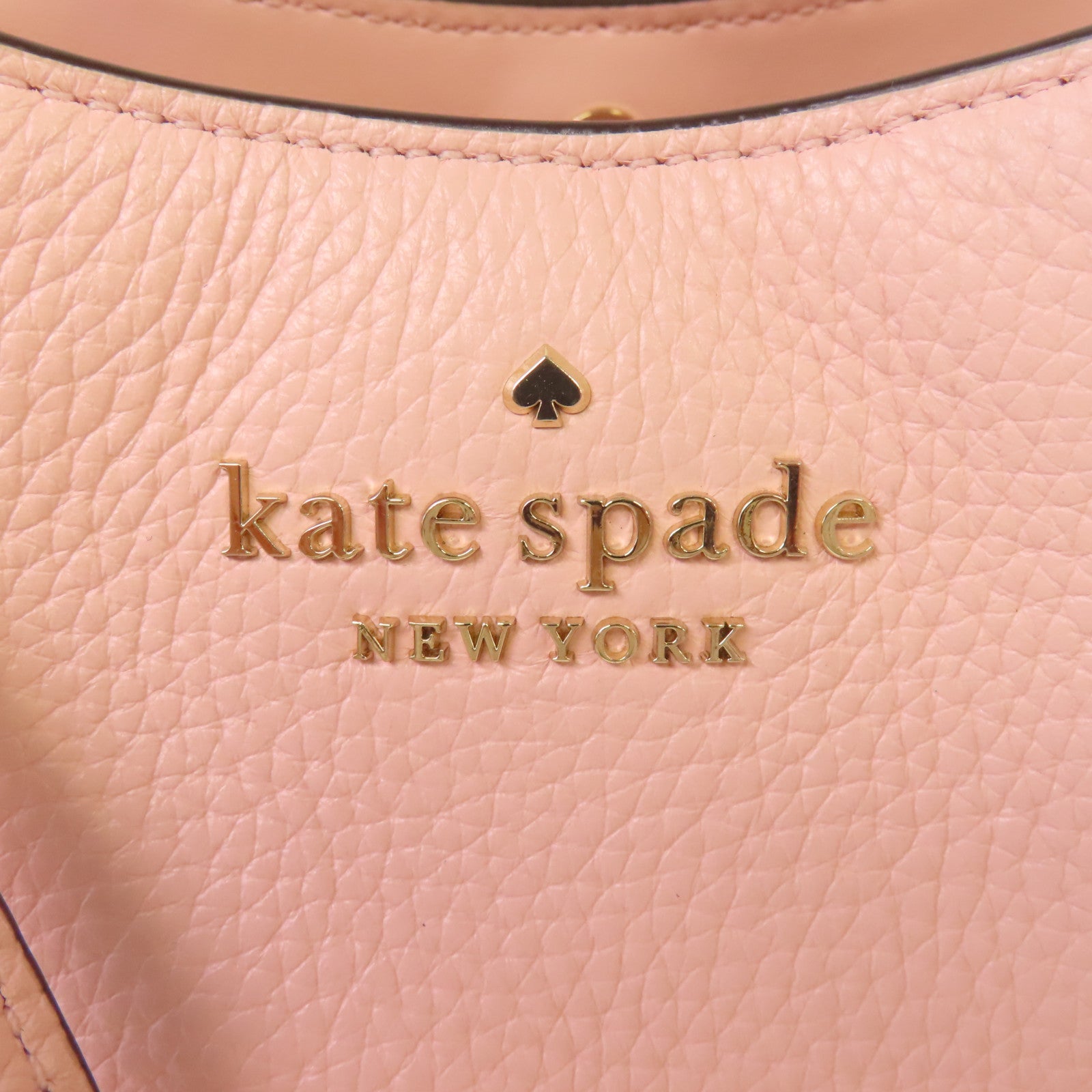 Kate Spade 牛皮皮革2Way Shoulder Bag金扣手挽肩背兩用袋粉紅色