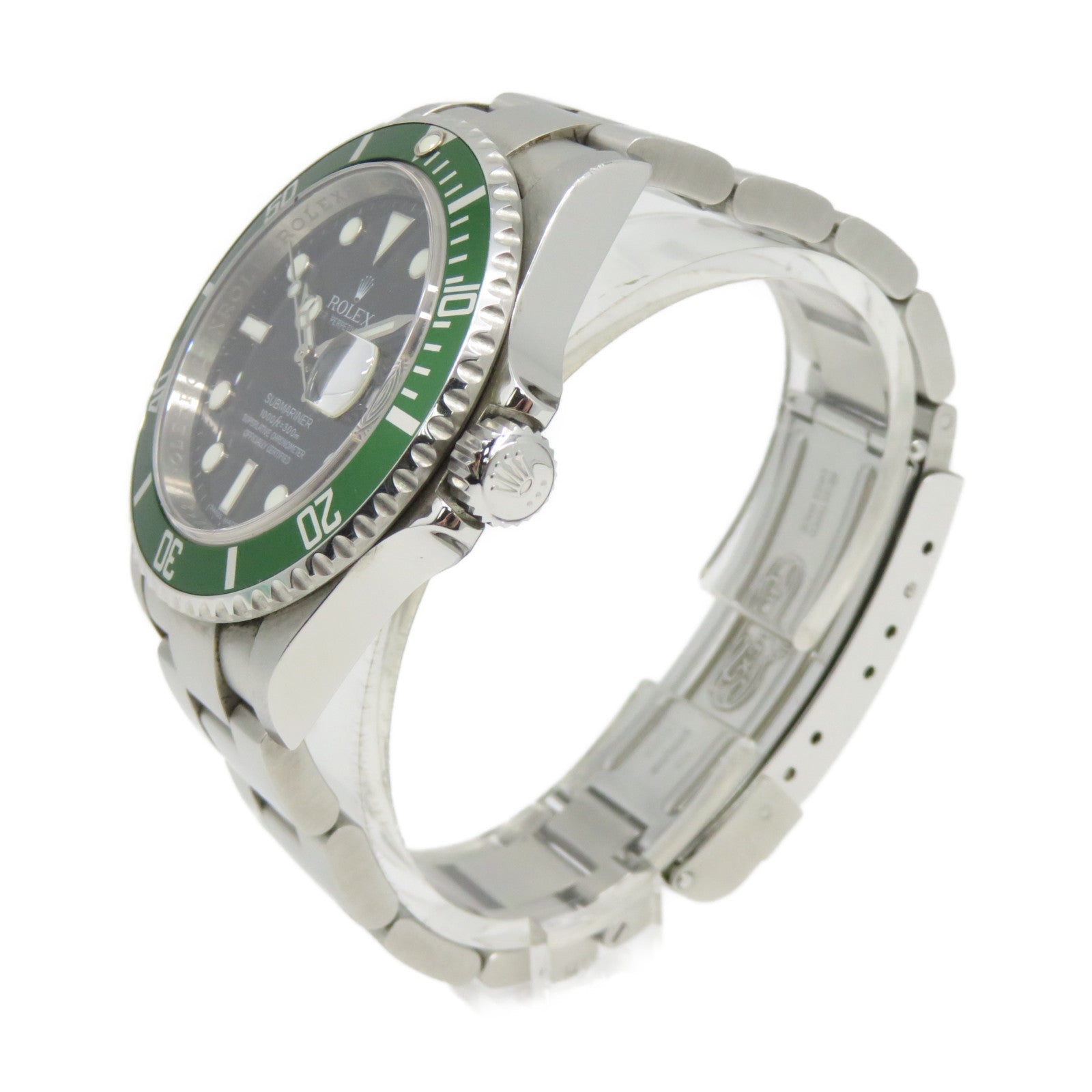 ROLEX 【激減優惠】不鏽鋼Submariner 40mm手錶黑色#16cm