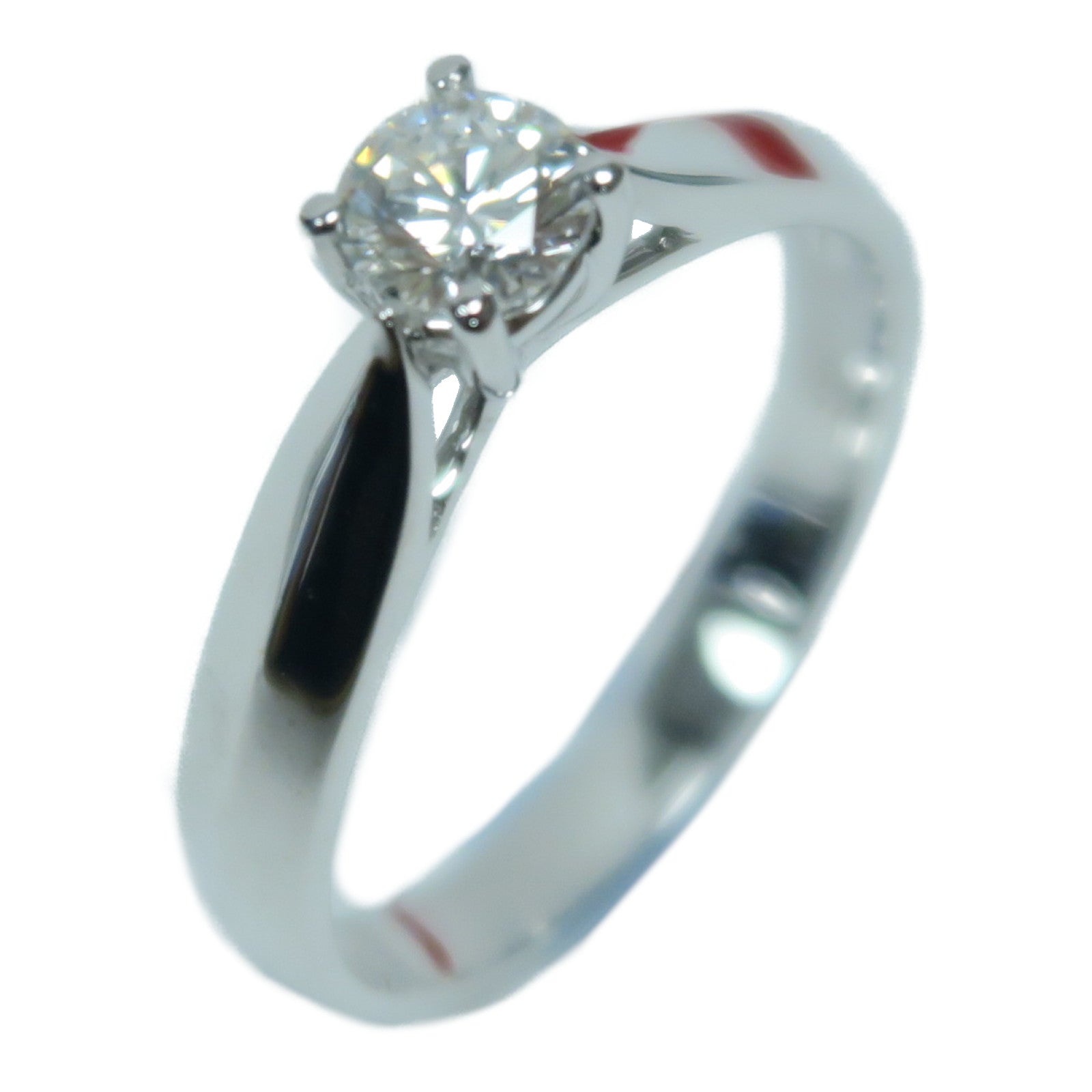 JEWELRY 18K白金Diamond Ring 0.377ct鑽石戒指US#6.5