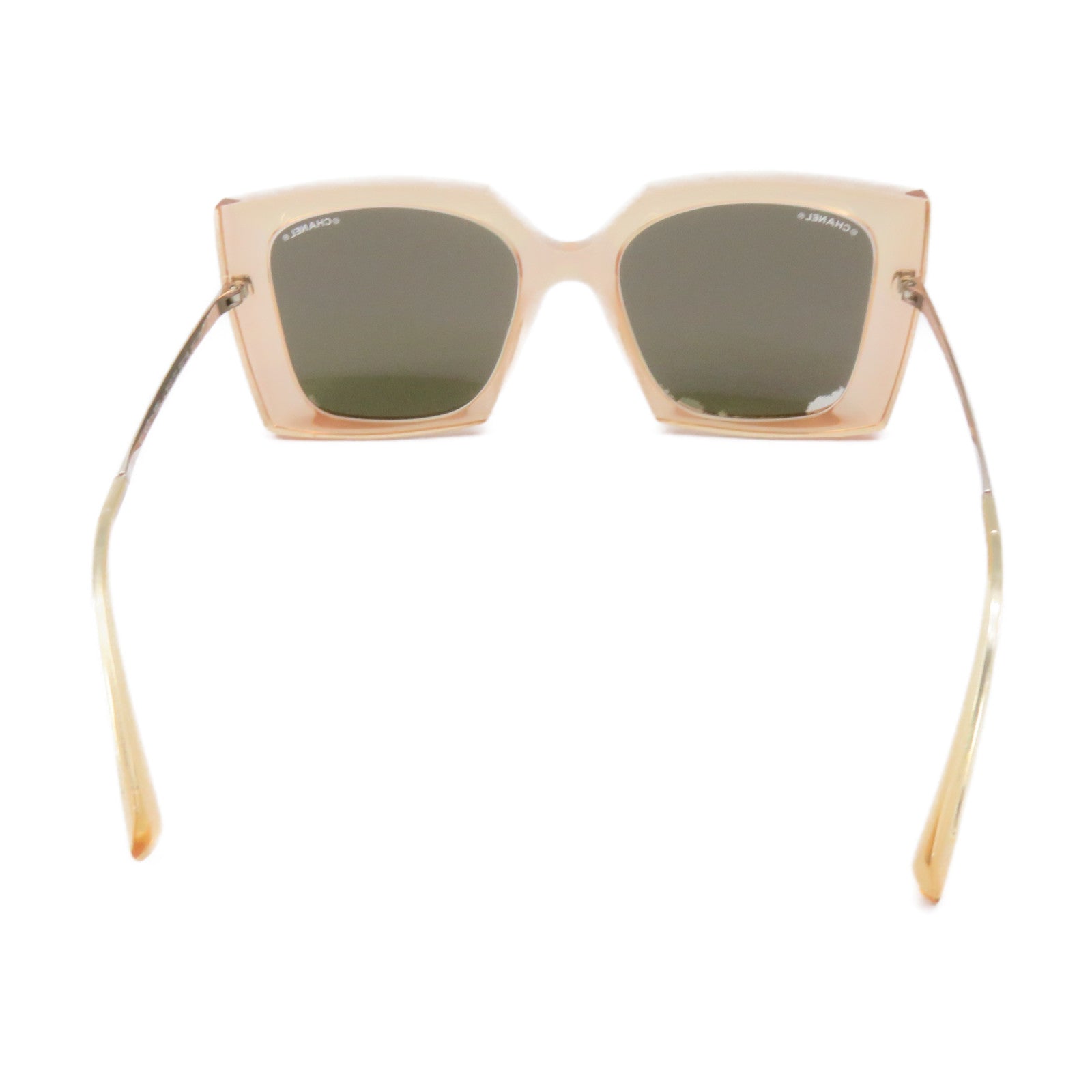 CHANEL PVC Sunglasses太陽眼鏡金色/粉紅色