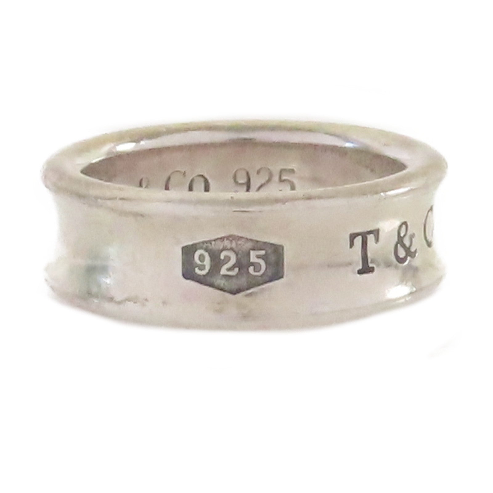 TIFFANY＆CO 925純銀1837 Narrow Ring戒指US#6.25