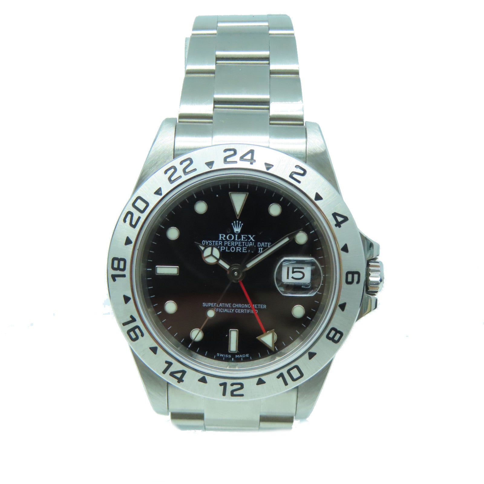 ROLEX ExplorerⅡ40mm不鏽鋼手錶自動機芯黑色