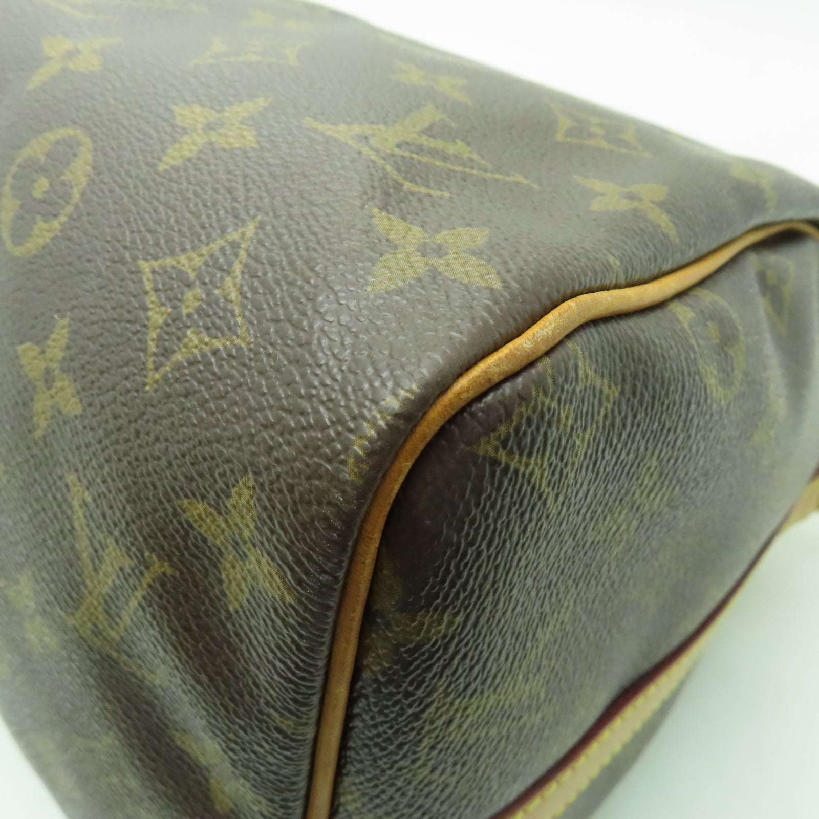 LOUIS VUITTON Monogram Speedy Bandouliere 30金扣手挽肩背兩用袋啡色