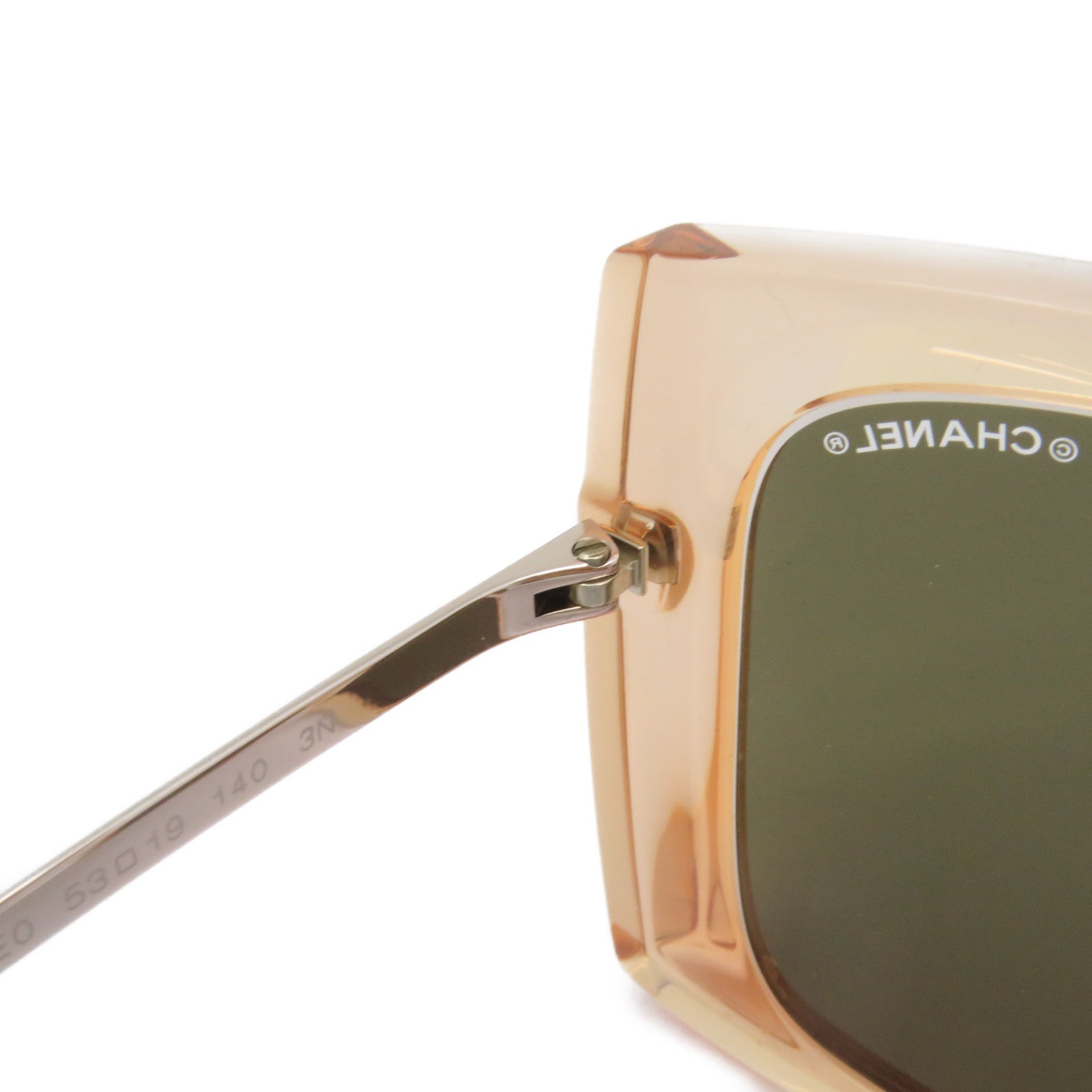 CHANEL PVC Sunglasses太陽眼鏡金色/粉紅色