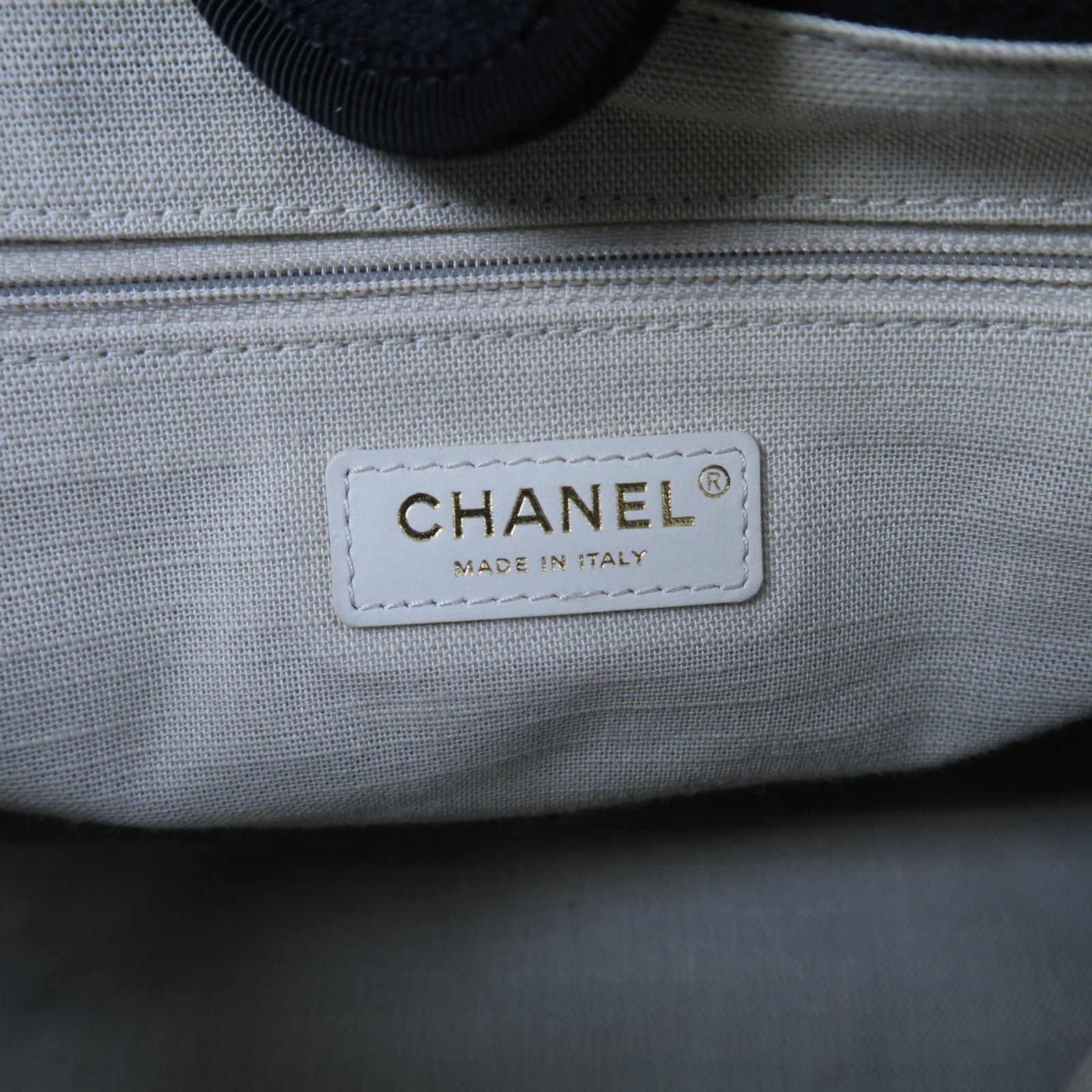 CHANEL 帆布/皮革2 Way Shoulder銀扣手挽肩背兩用袋黑色