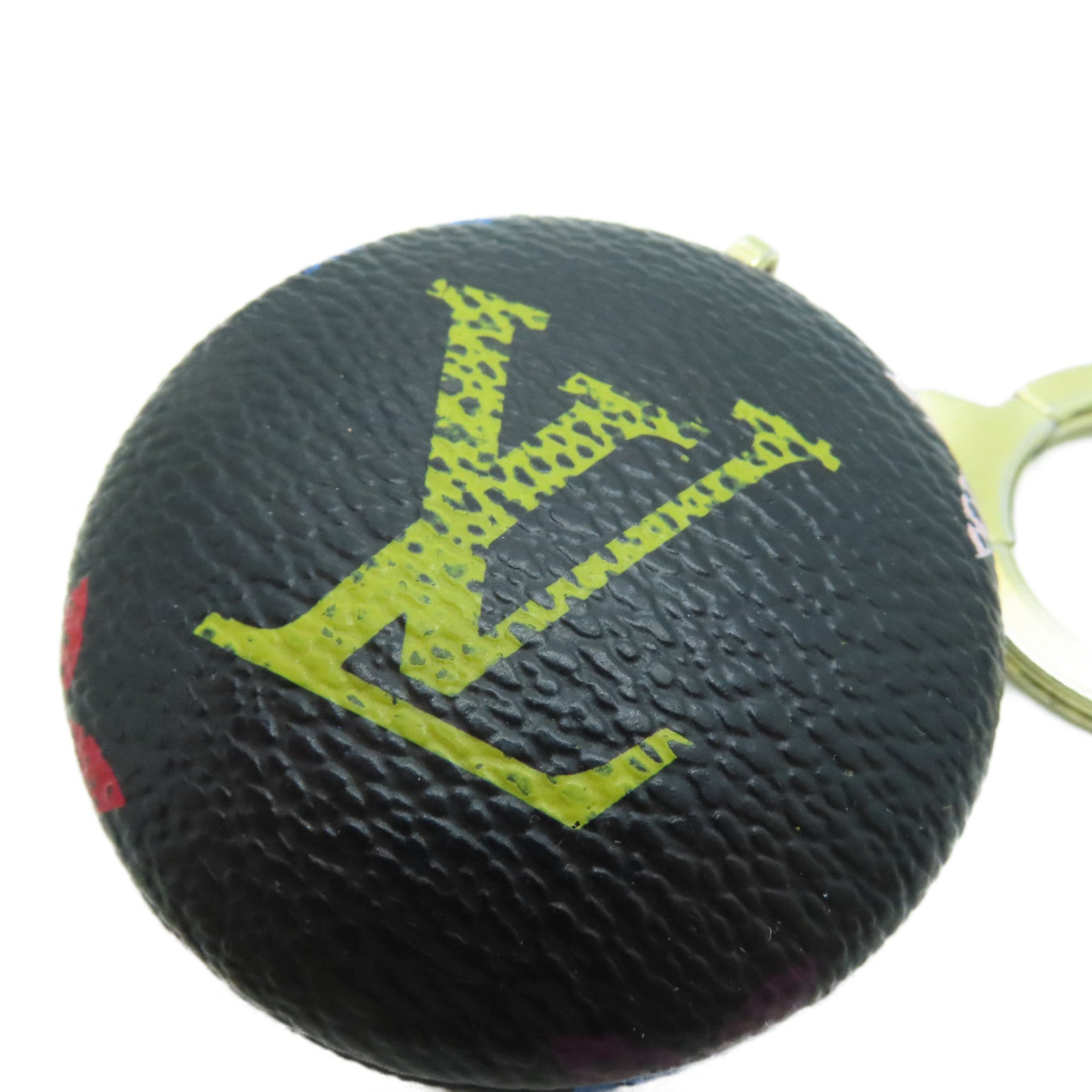 LOUIS VUITTON Monogram Multicolore Key Holder Keychain / Ornament Black / Color