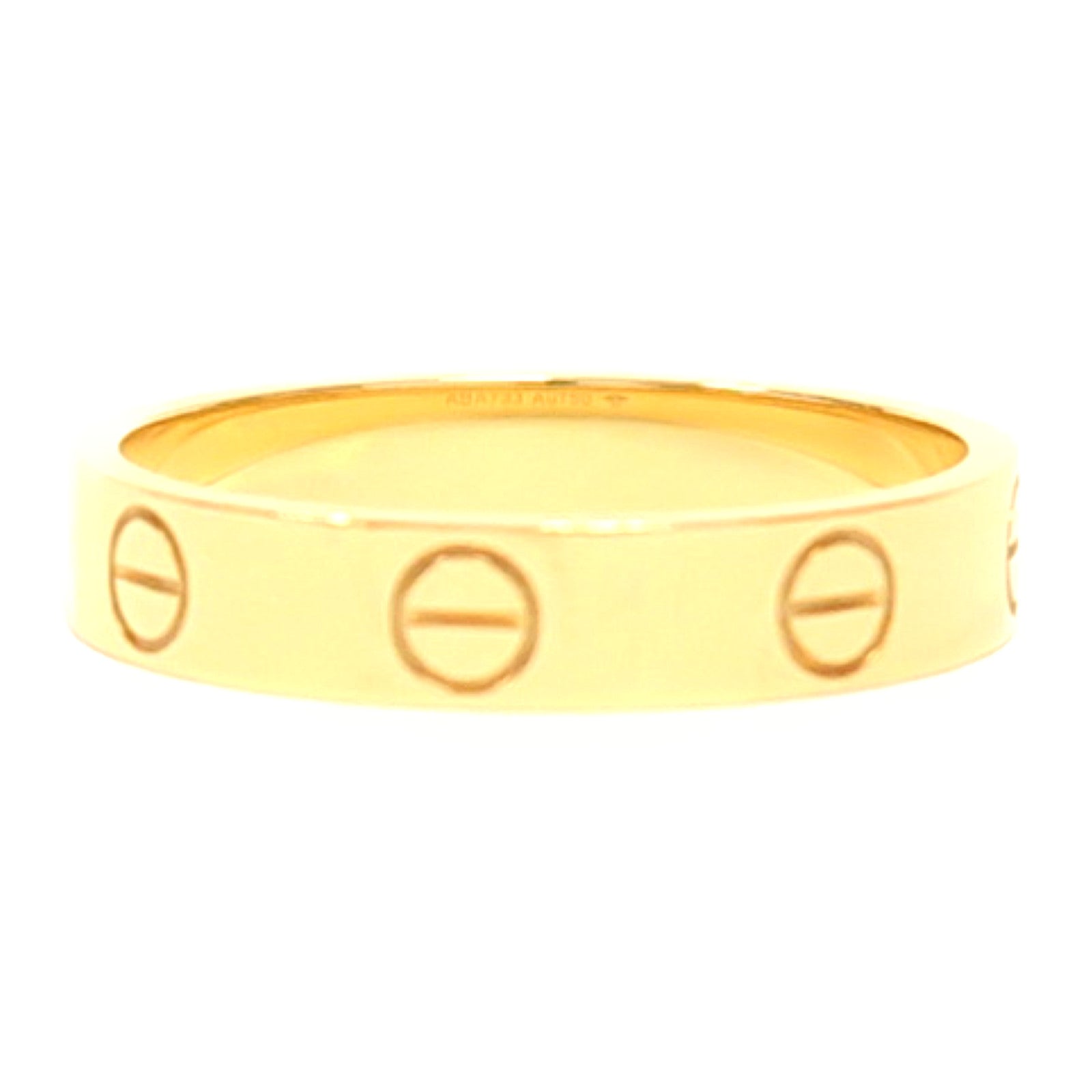 CARTIER 18K黃金Love Ring戒指#53/US#6.25