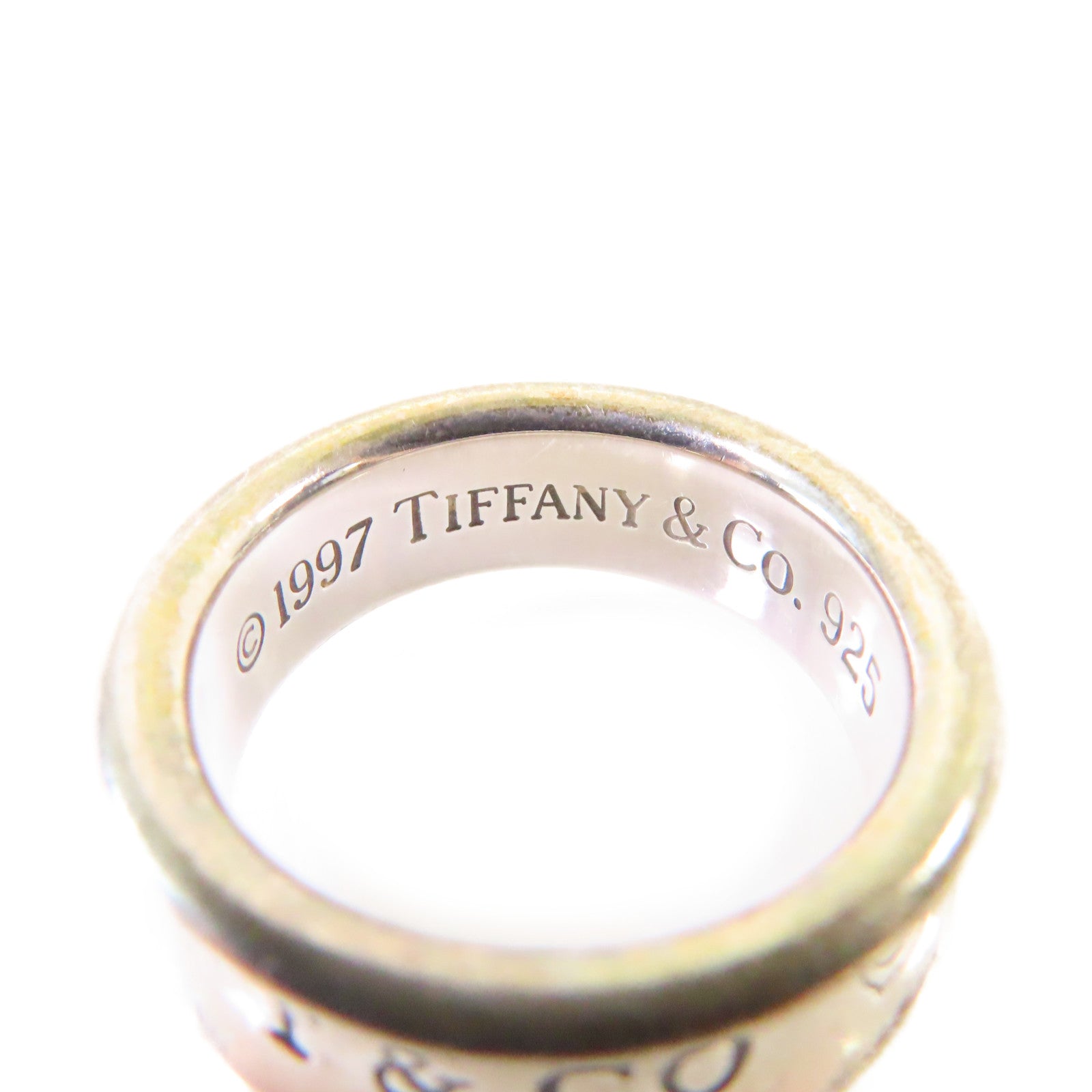 TIFFANY＆CO 925純銀1837 Narrow Ring戒指US#6.25