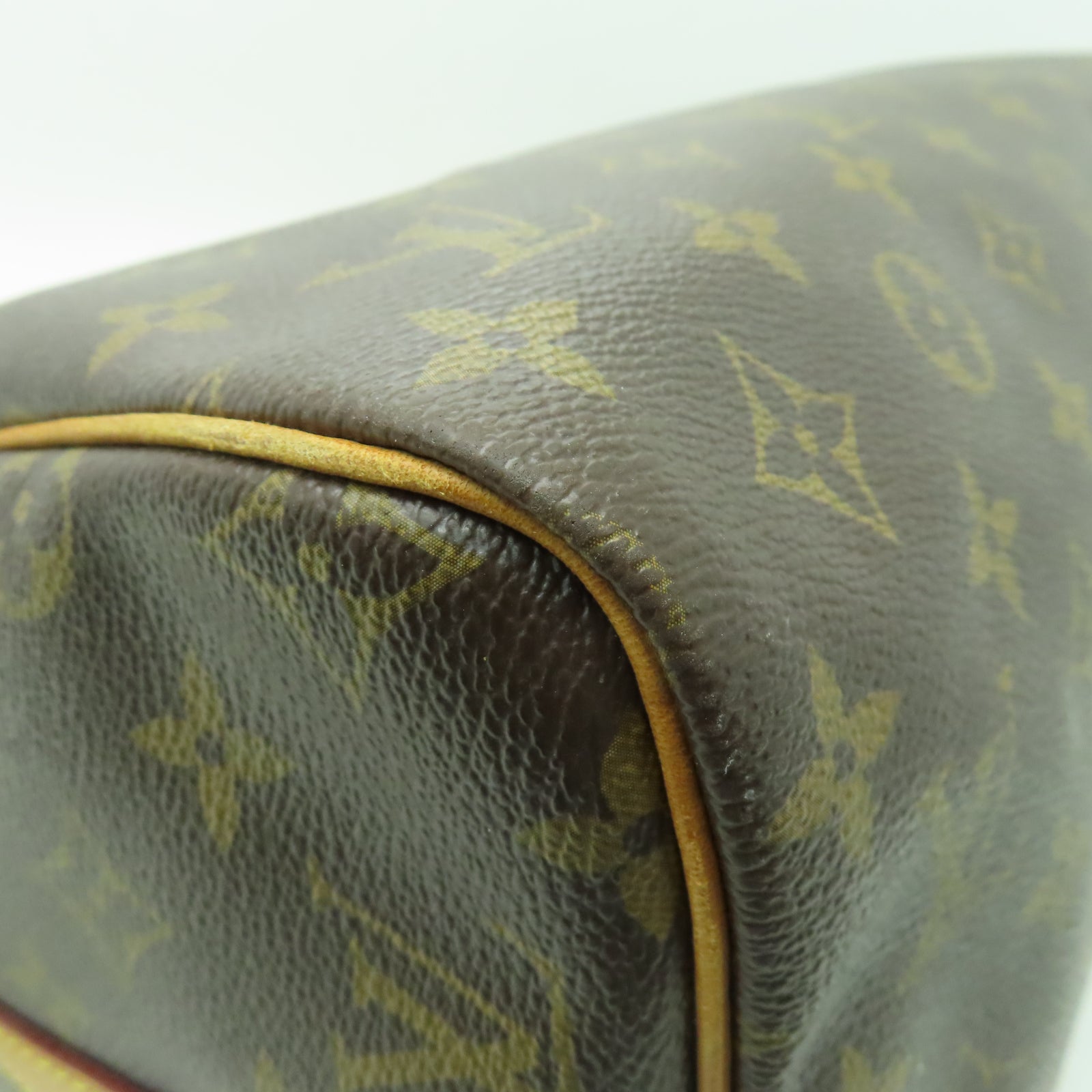 LOUIS VUITTON Monogram Speedy Bandouliere 30金扣手挽肩背兩用袋啡色