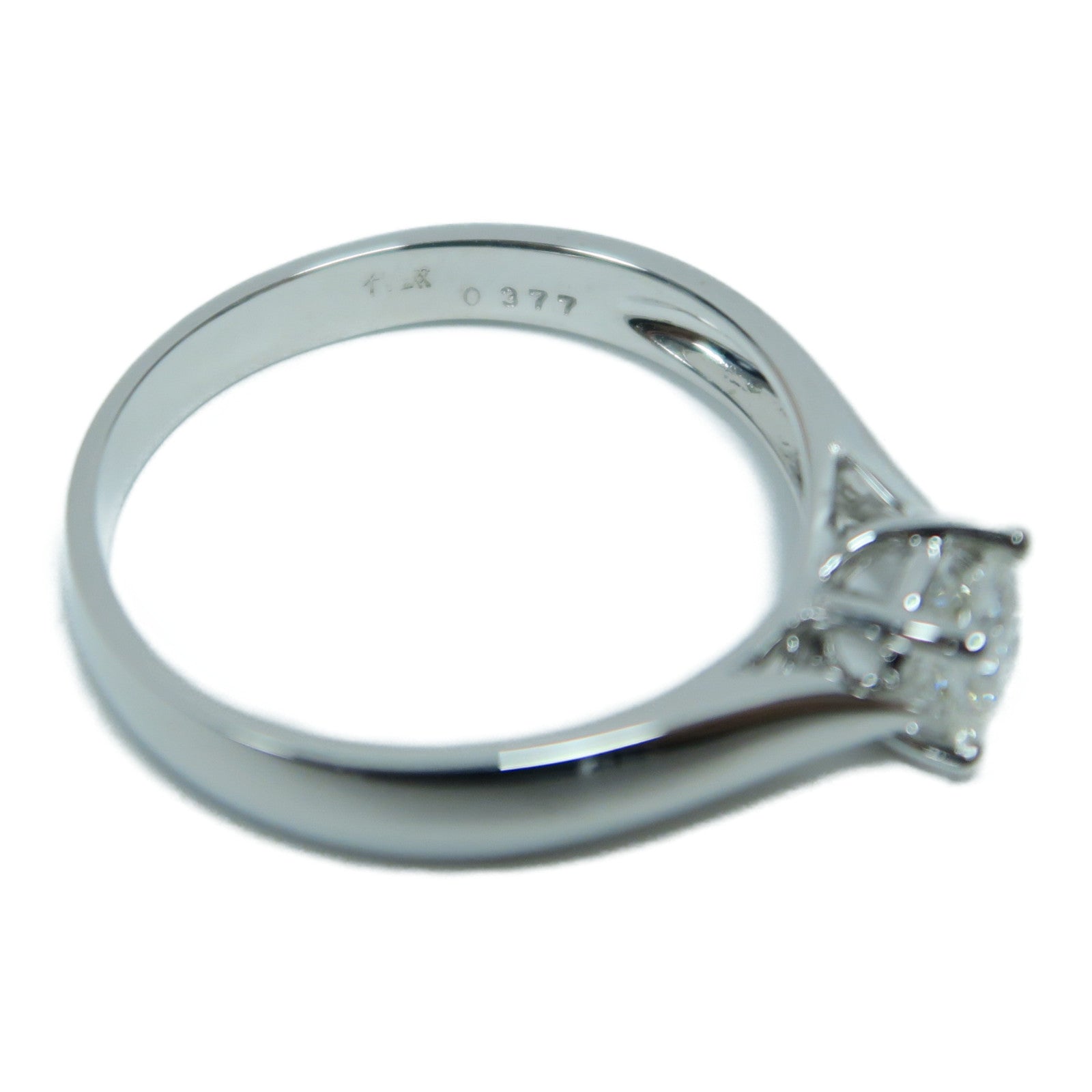 JEWELRY 18K白金Diamond Ring 0.377ct鑽石戒指US#6.5