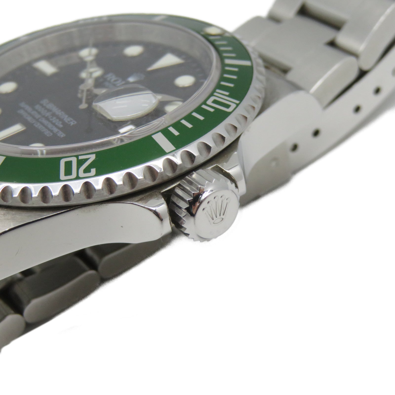 ROLEX 【激減優惠】不鏽鋼Submariner 40mm手錶黑色#16cm