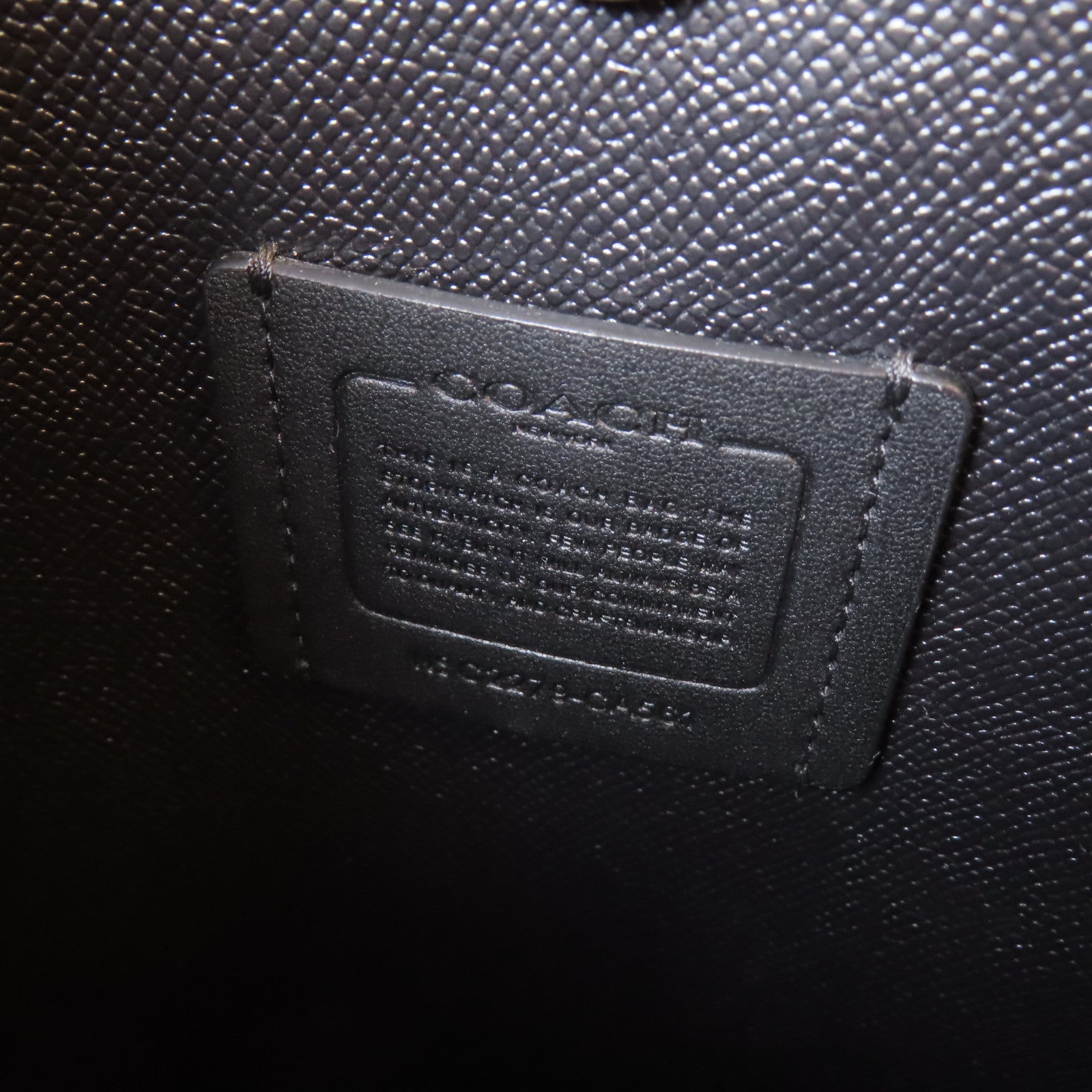 COACH 塗層帆布2way Shoulder Bag金扣手挽肩背兩用袋棕色