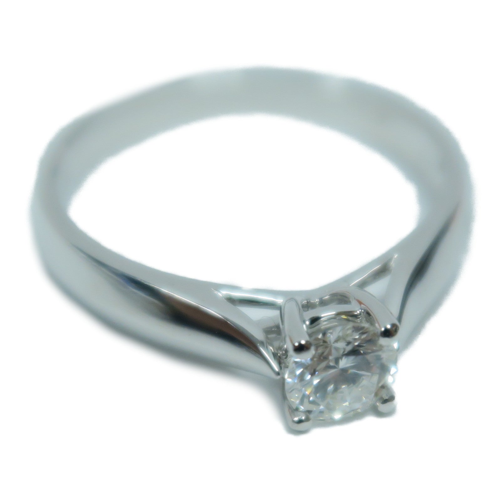 JEWELRY 18K白金Diamond Ring 0.377ct鑽石戒指US#6.5
