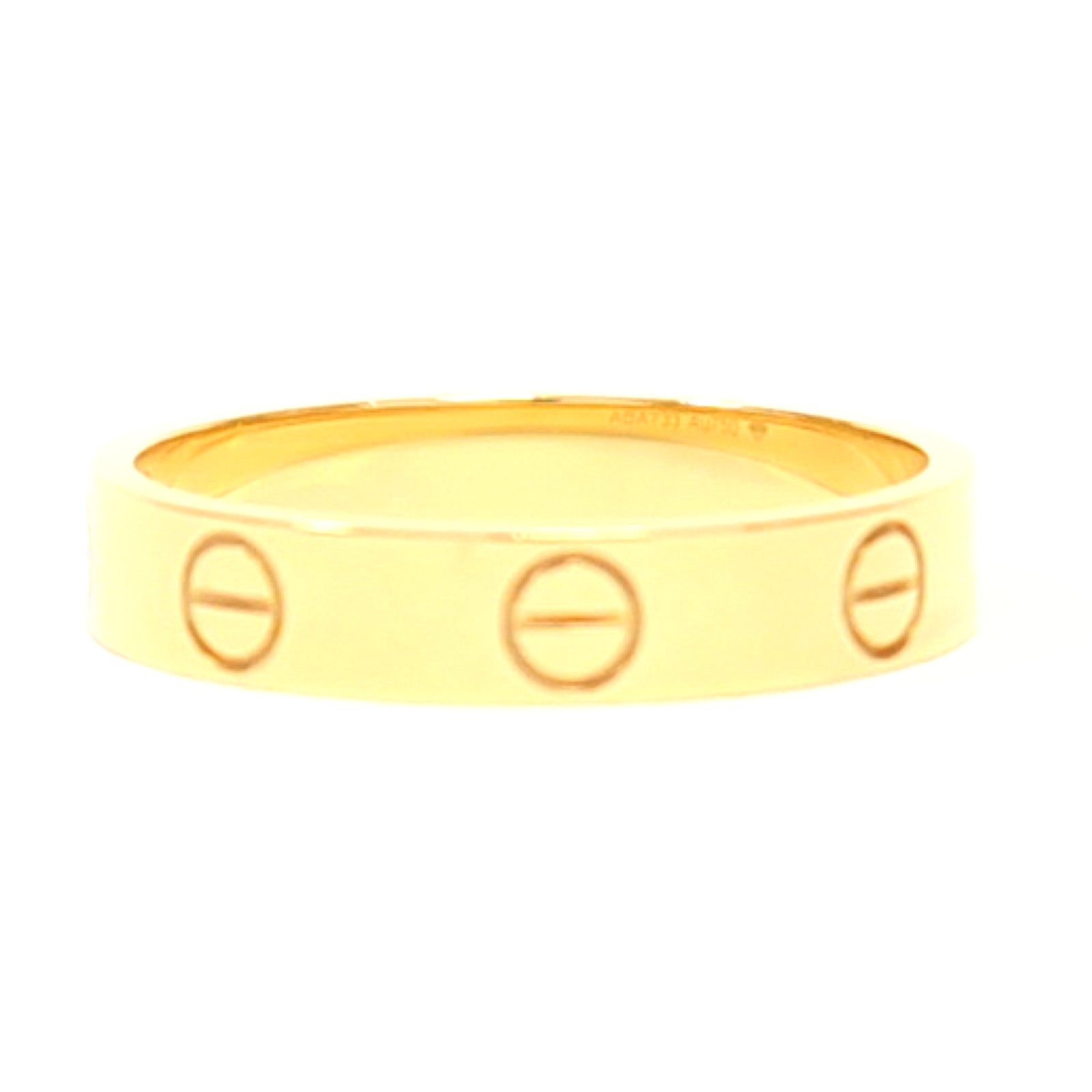 CARTIER 18K黃金Love Ring戒指#53/US#6.25