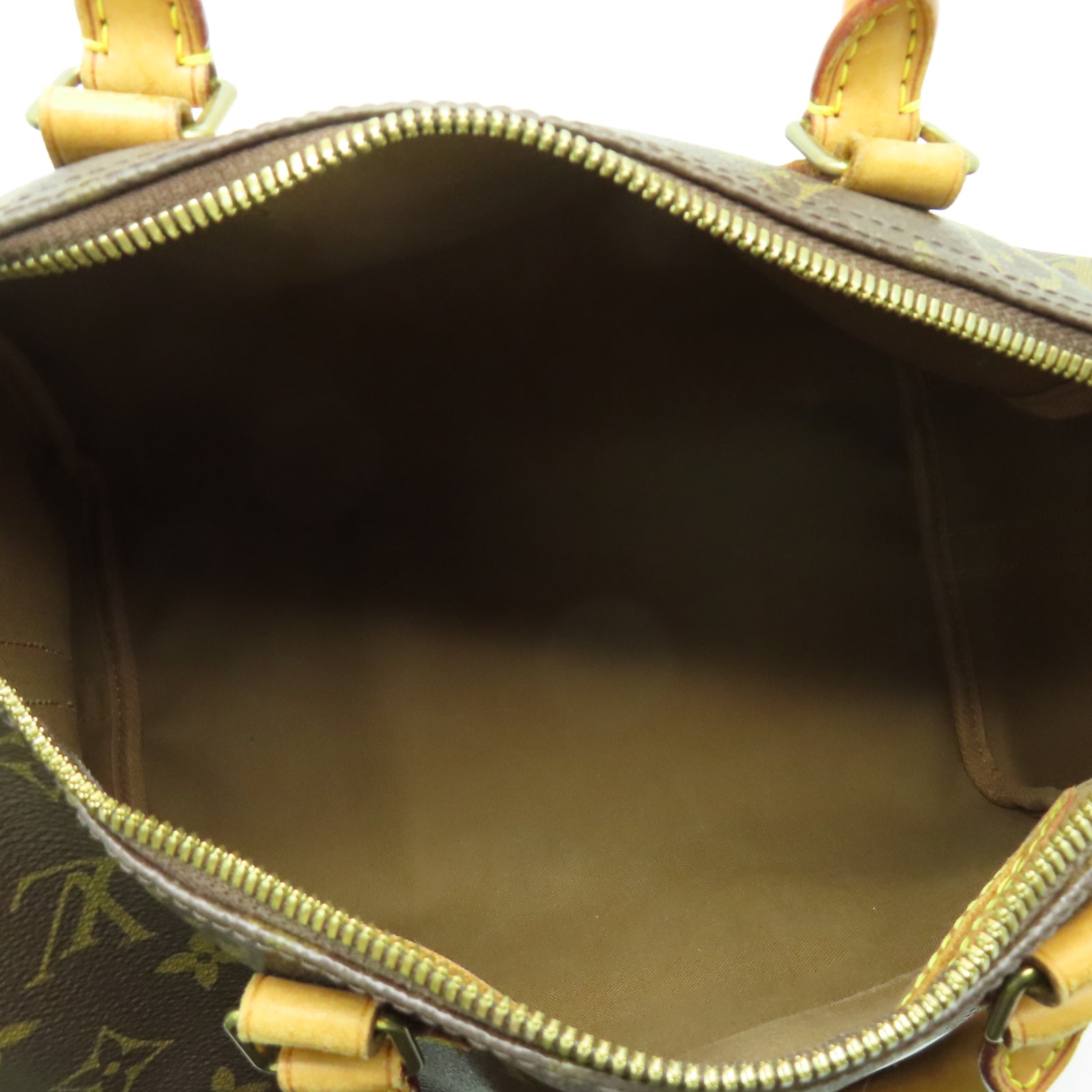 LOUIS VUITTON Monogram Speedy Bandouliere 30金扣手挽肩背兩用袋啡色