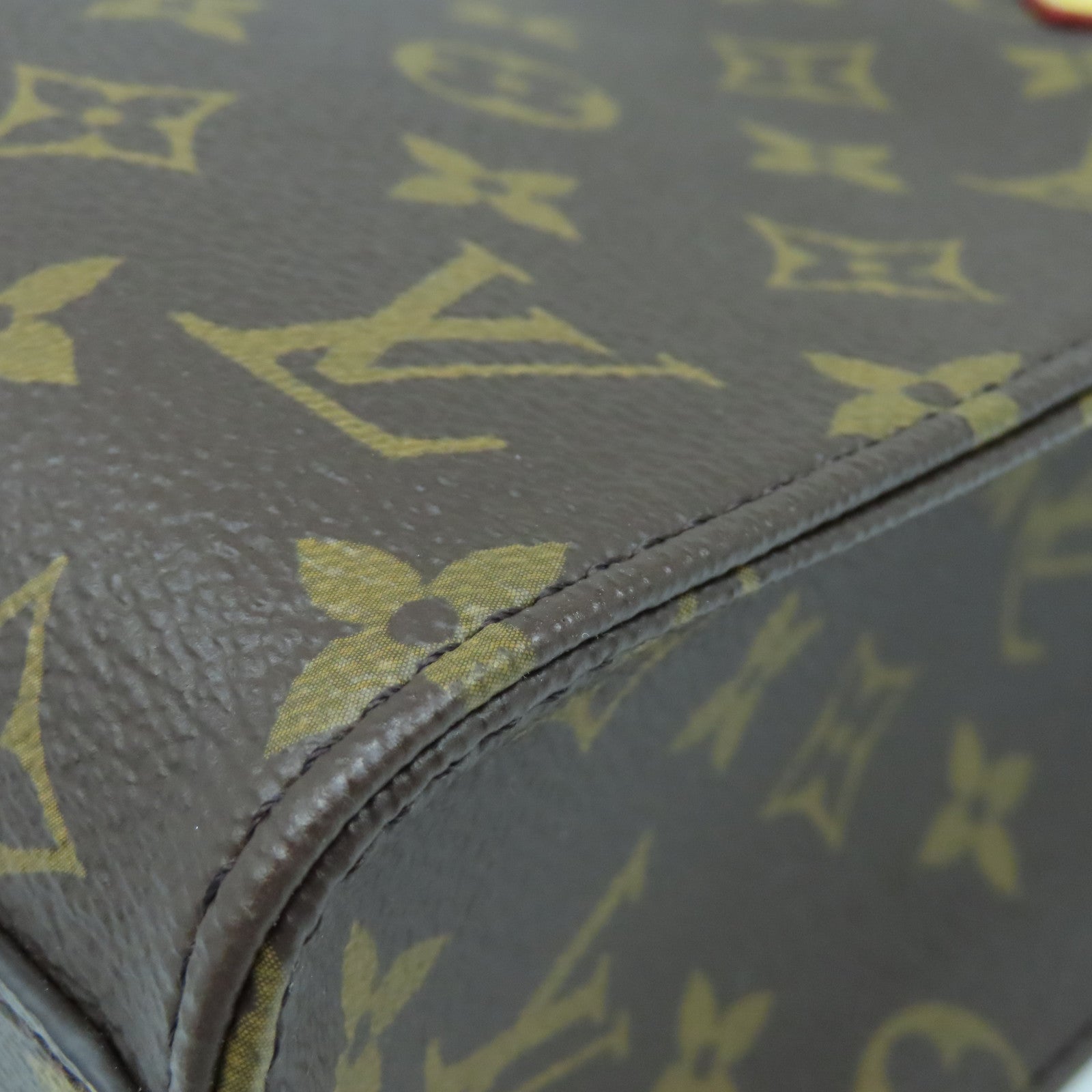 LOUIS VUITTON Monogram Plat BB金扣手挽肩背兩用袋棕色