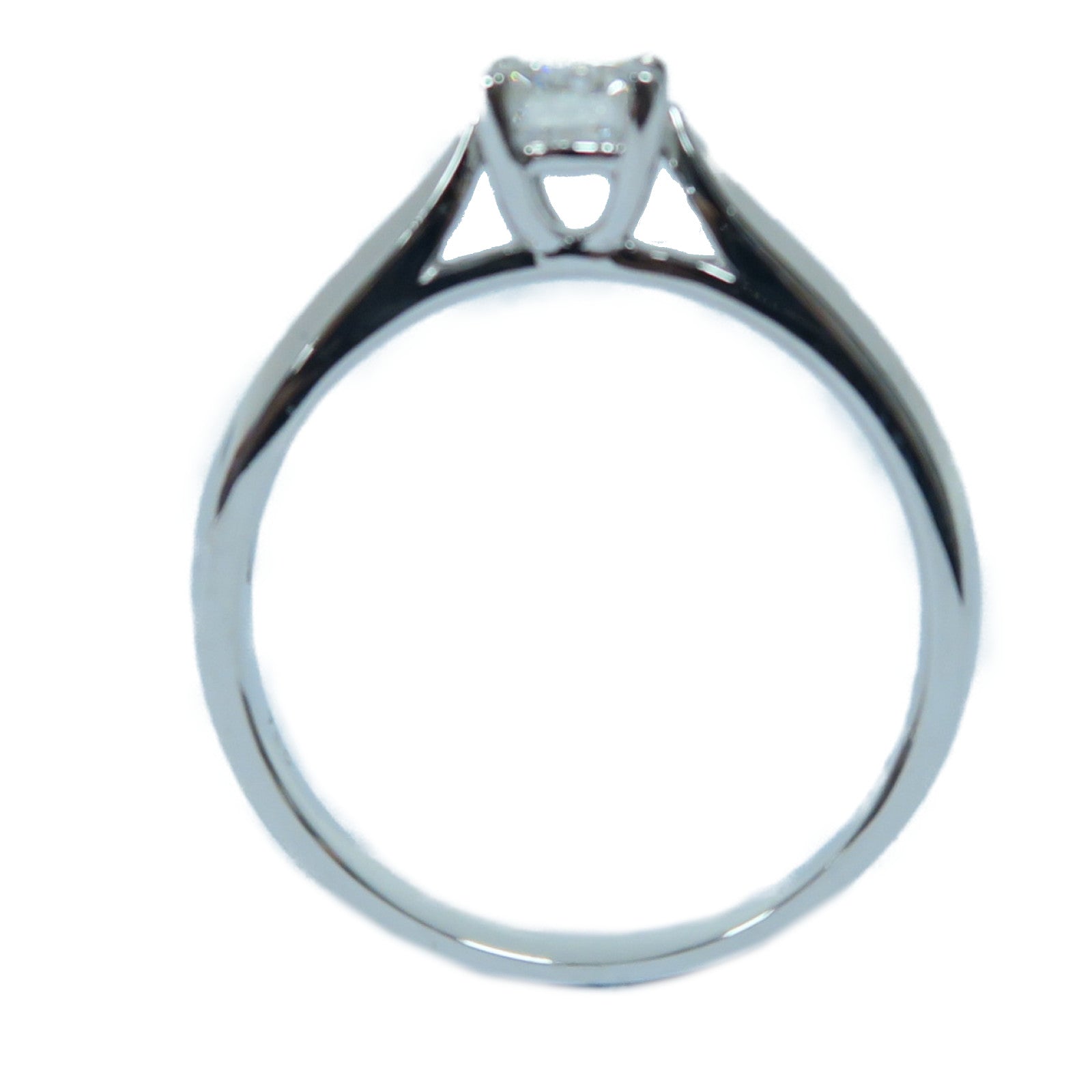 JEWELRY 18K白金Diamond Ring 0.377ct鑽石戒指US#6.5