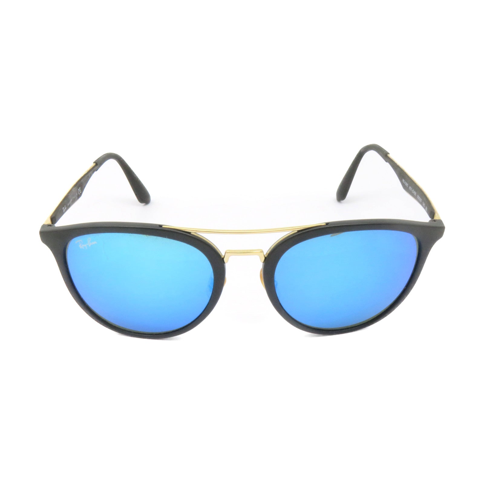 Ray-Ban 金屬/PVC Sunglasses太陽眼鏡黑色/藍色/金色