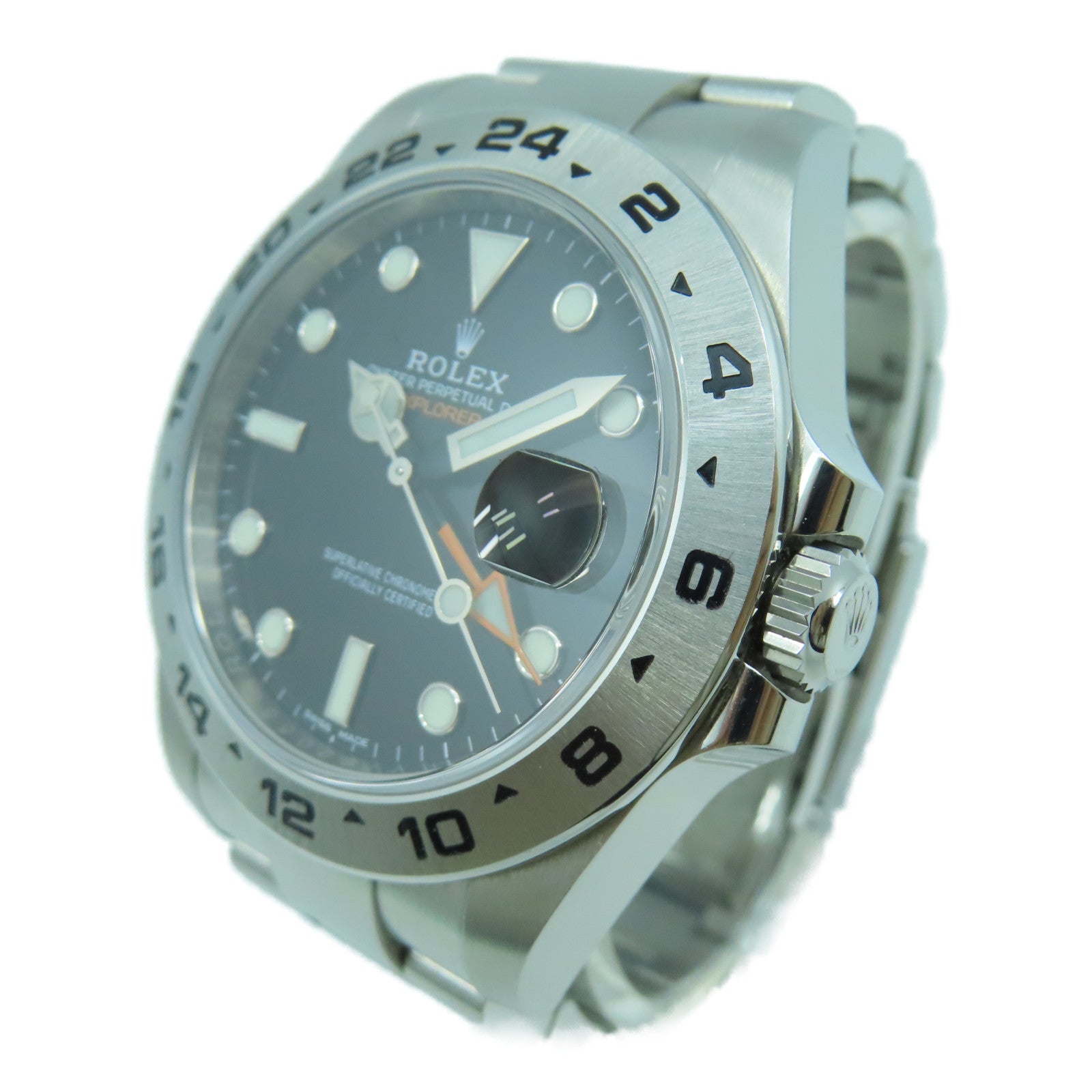 ROLEX ExplorerII 42mm不鏽鋼手錶自動機芯黑色