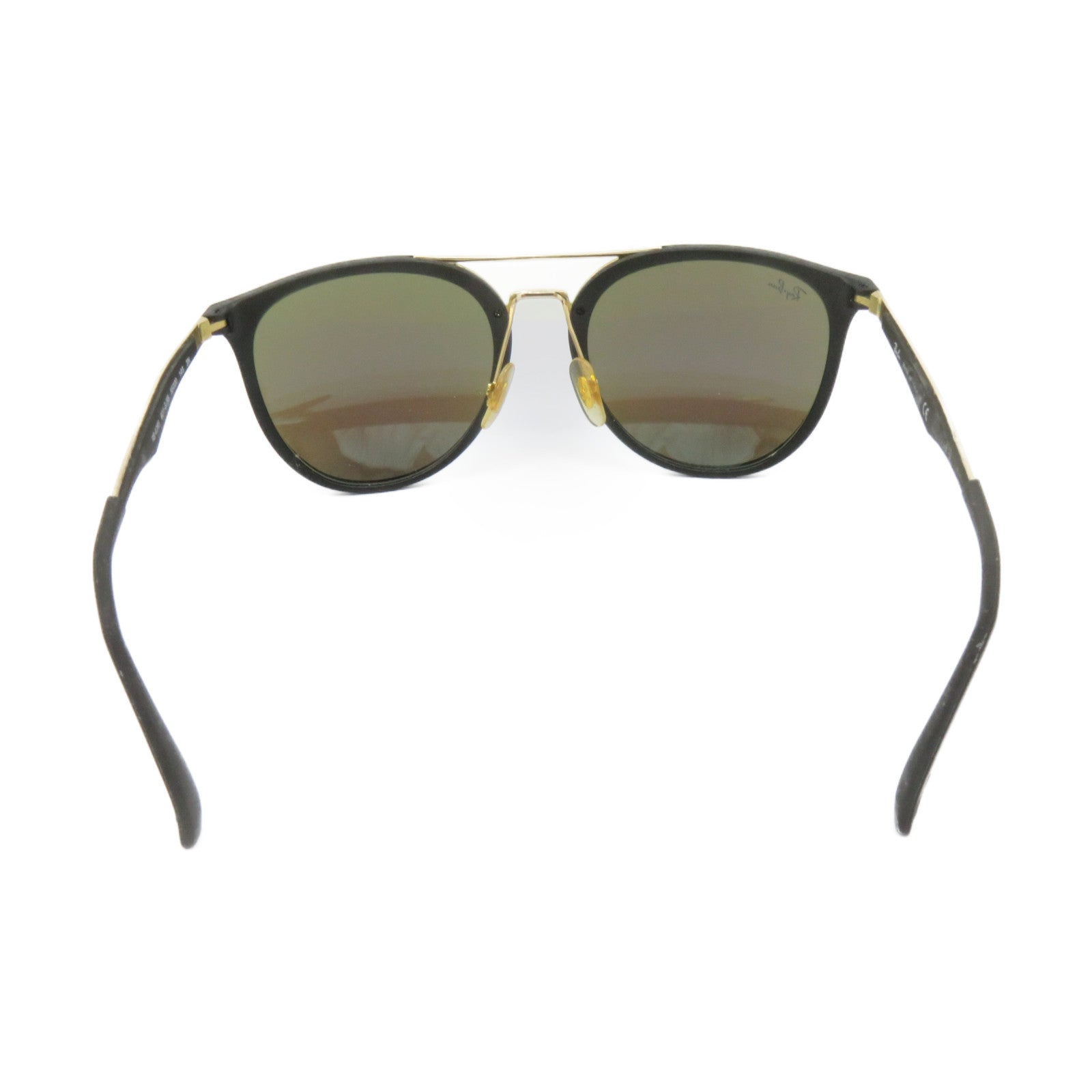 Ray-Ban 金屬/PVC Sunglasses太陽眼鏡黑色/藍色/金色
