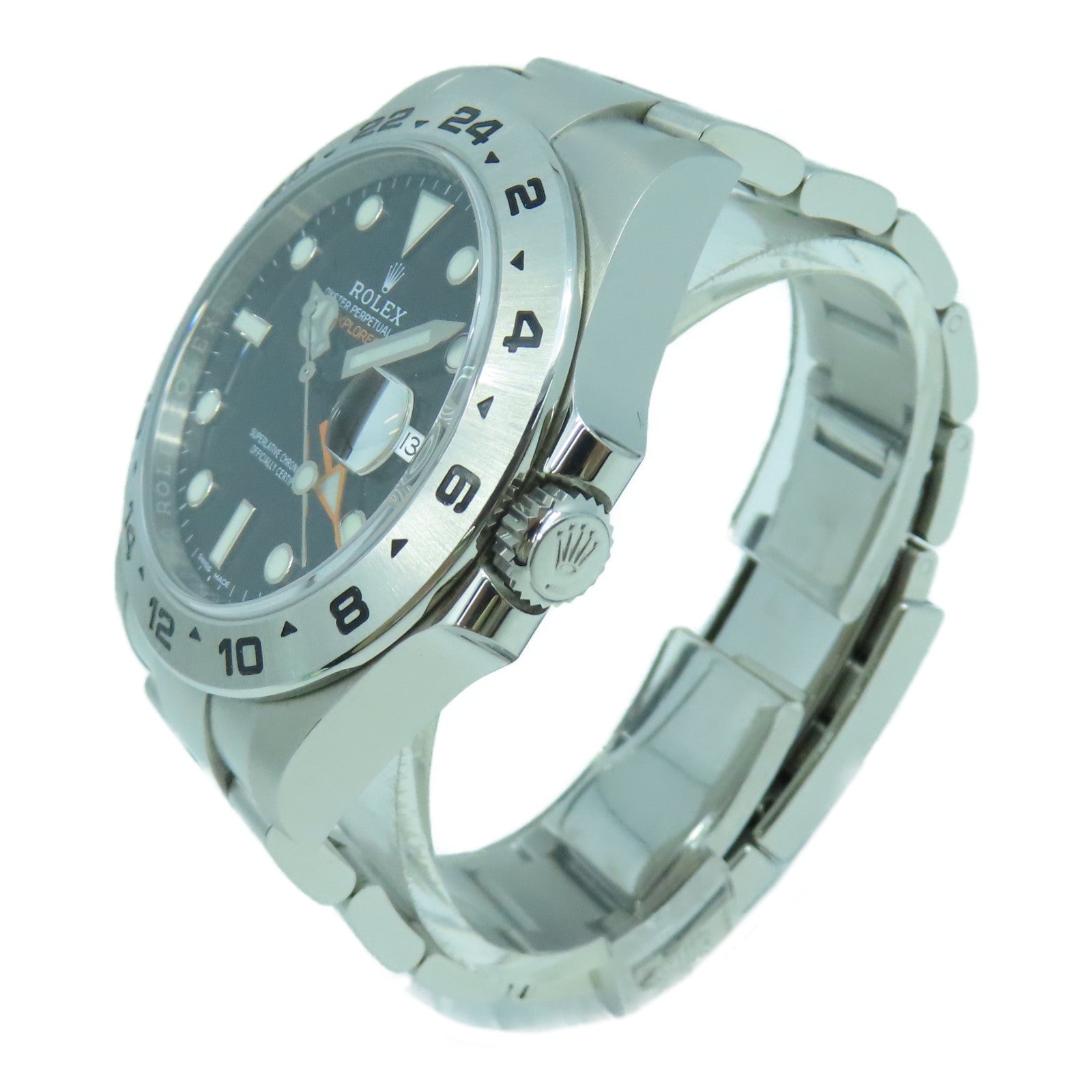 ROLEX ExplorerII 42mm不鏽鋼手錶自動機芯黑色