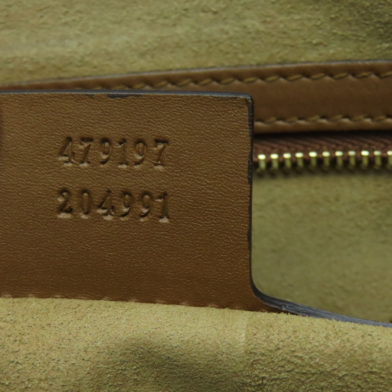 GUCCI PVC涂层帆布Chain Shoulder金扣链带肩背袋棕色