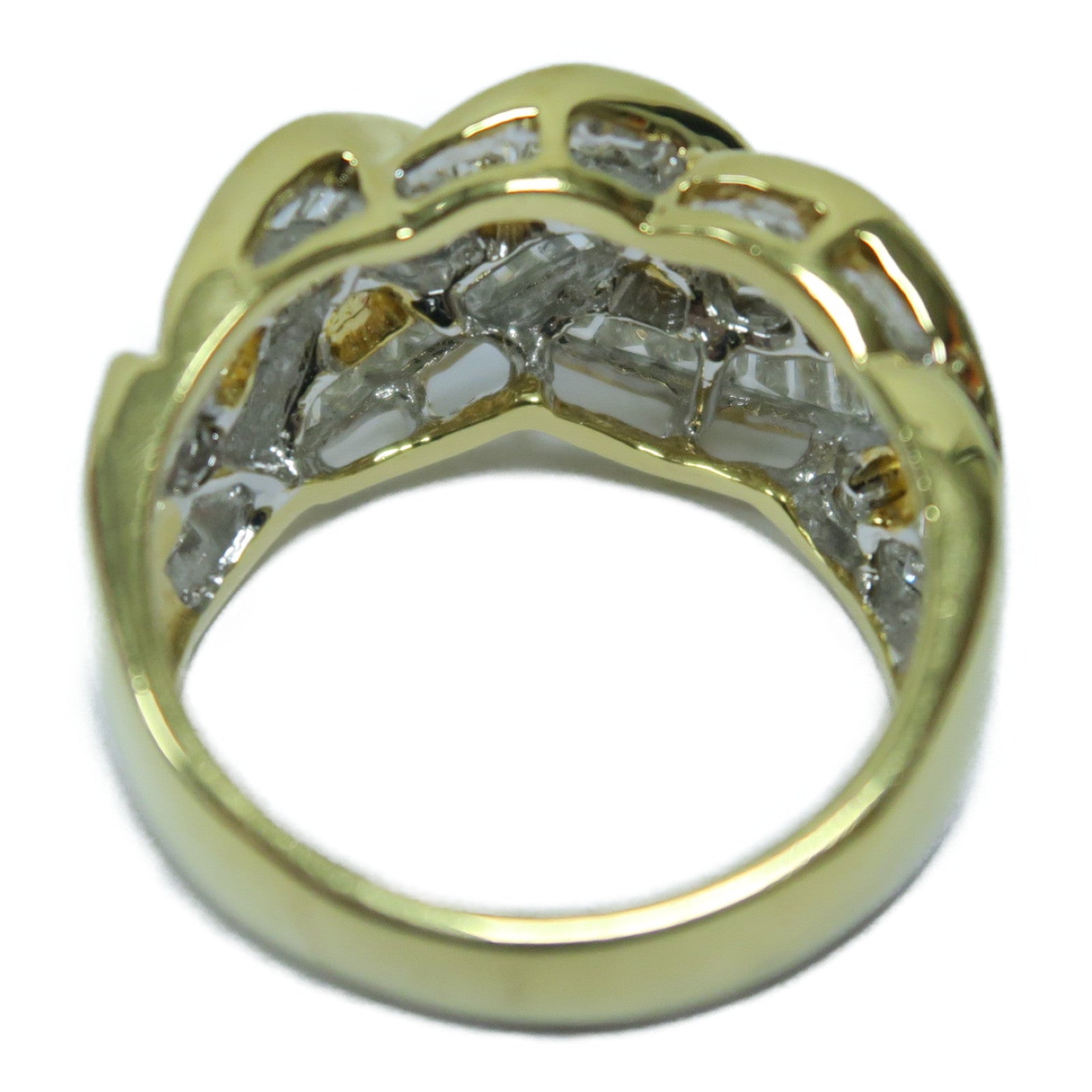 JEWELRY 18K黃金Diamond Ring鑽石戒指金色US#5.5