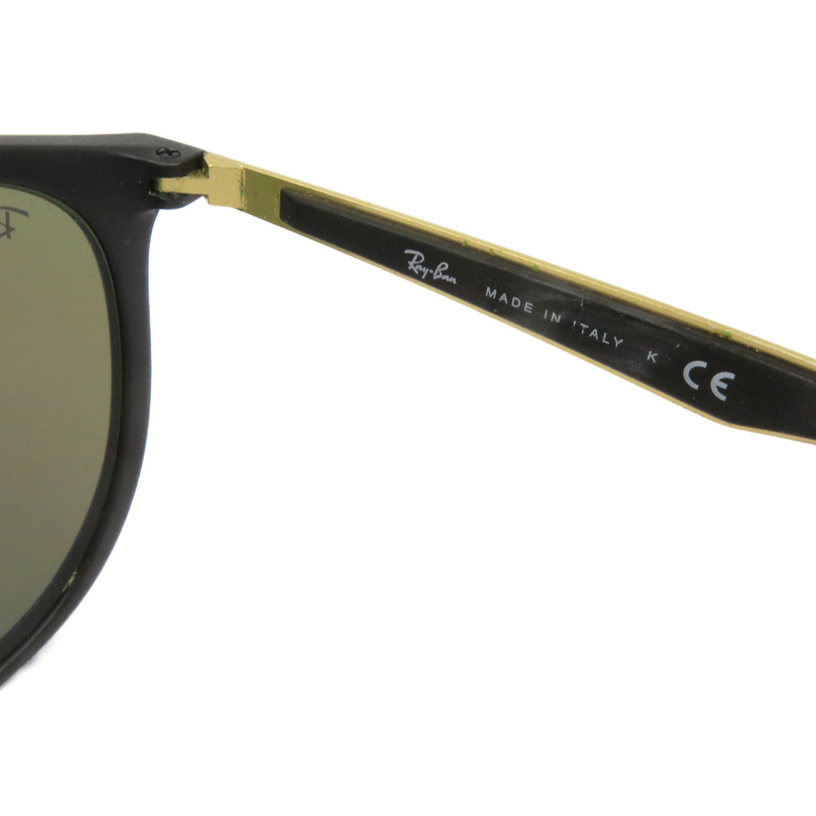 Ray-Ban 金屬/PVC Sunglasses太陽眼鏡黑色/藍色/金色