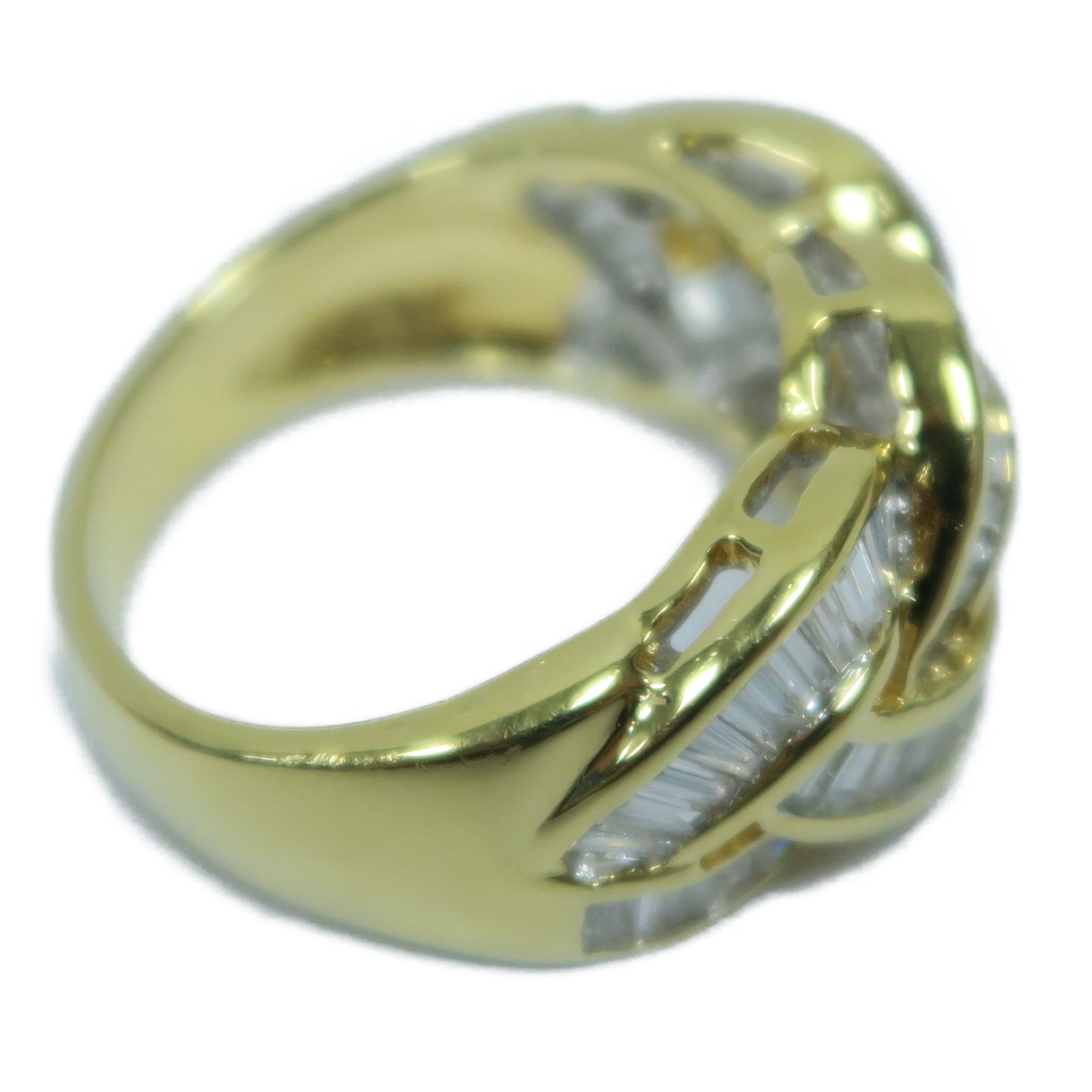 JEWELRY 18K黃金Diamond Ring鑽石戒指金色US#5.5