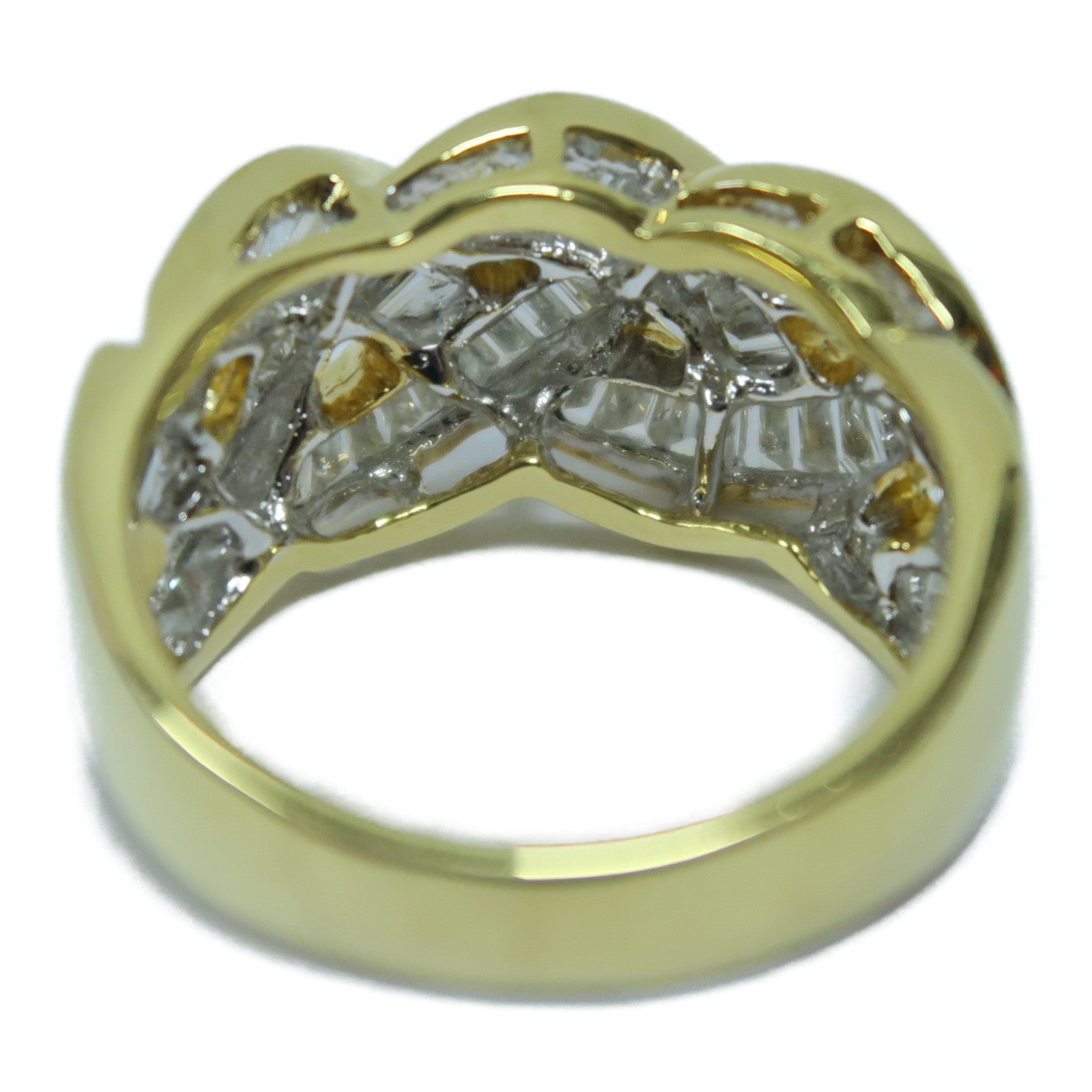 JEWELRY 18K黃金Diamond Ring鑽石戒指金色US#5.5