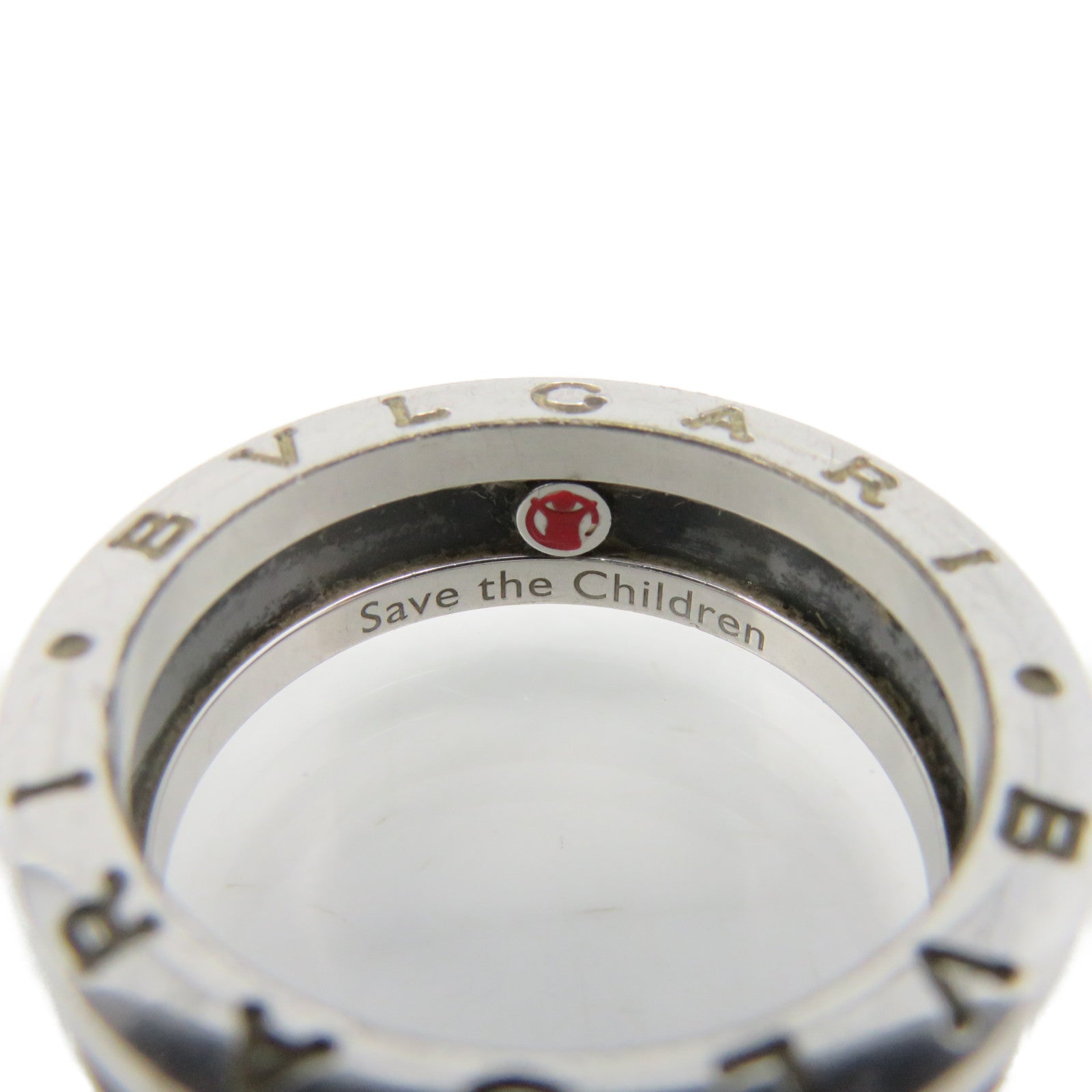 BVLGARI 925 sterling silver Save The Children Ring #58