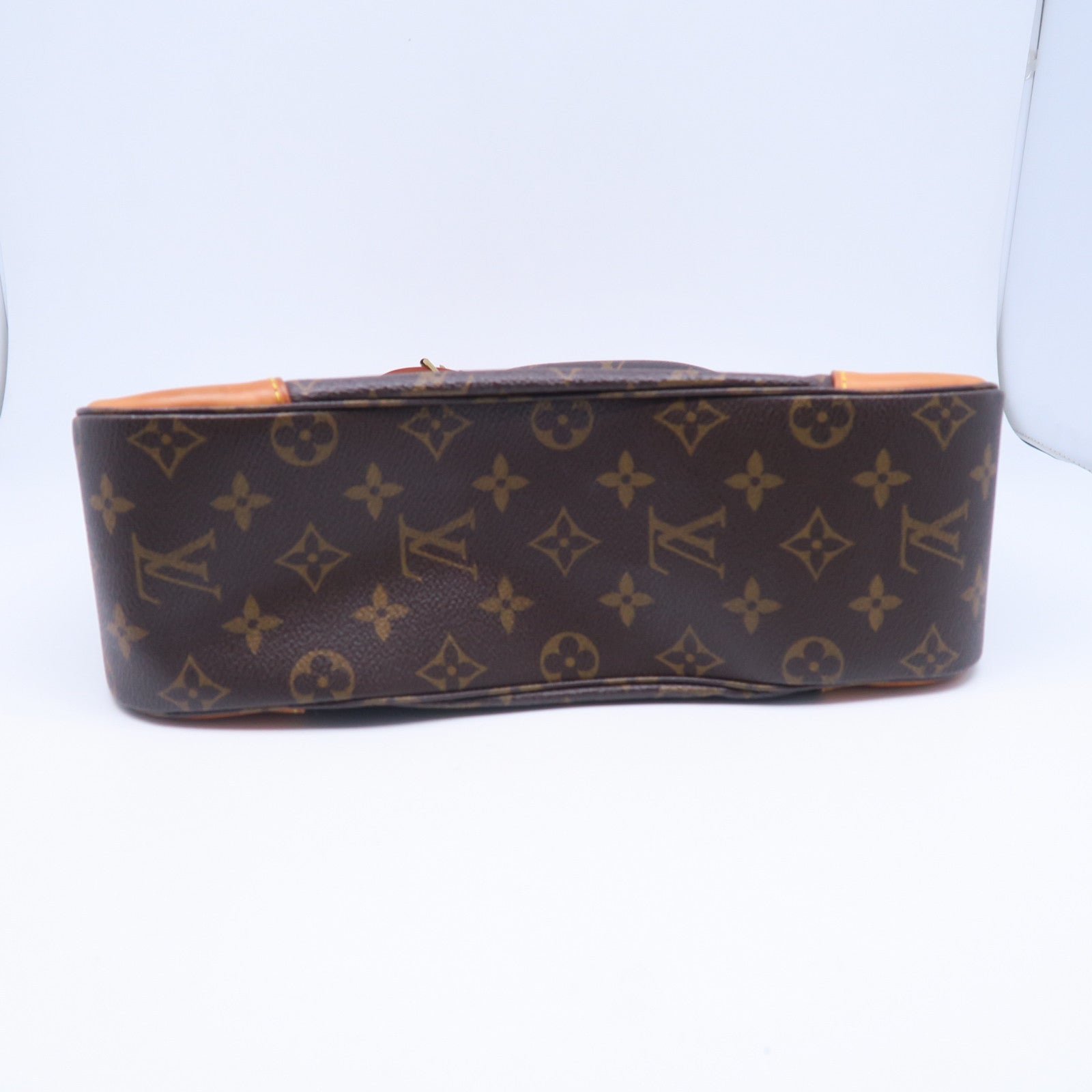 LOUIS VUITTON Monogram Boulogne金扣肩背袋棕色