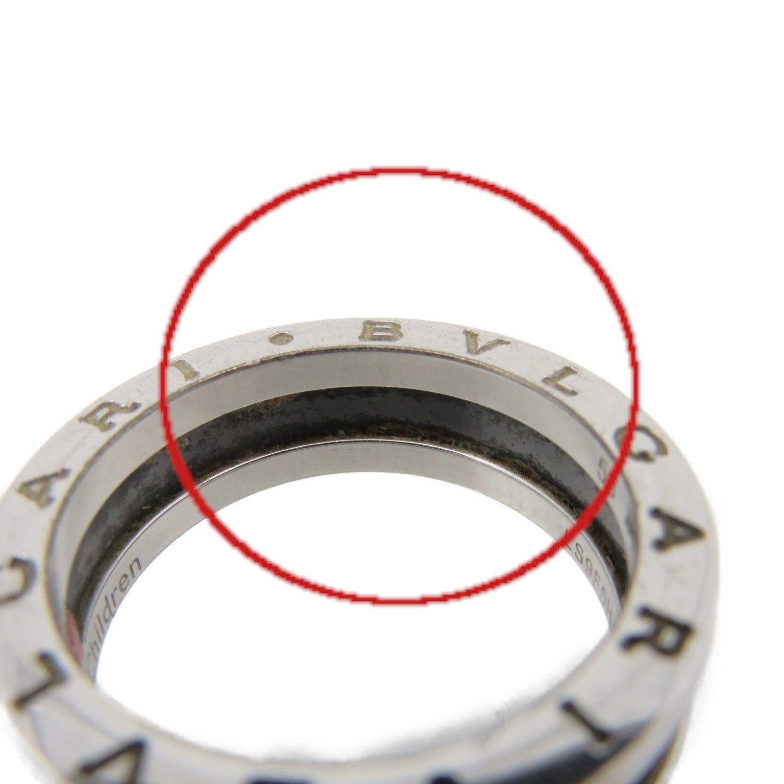 BVLGARI 925 sterling silver Save The Children Ring #58