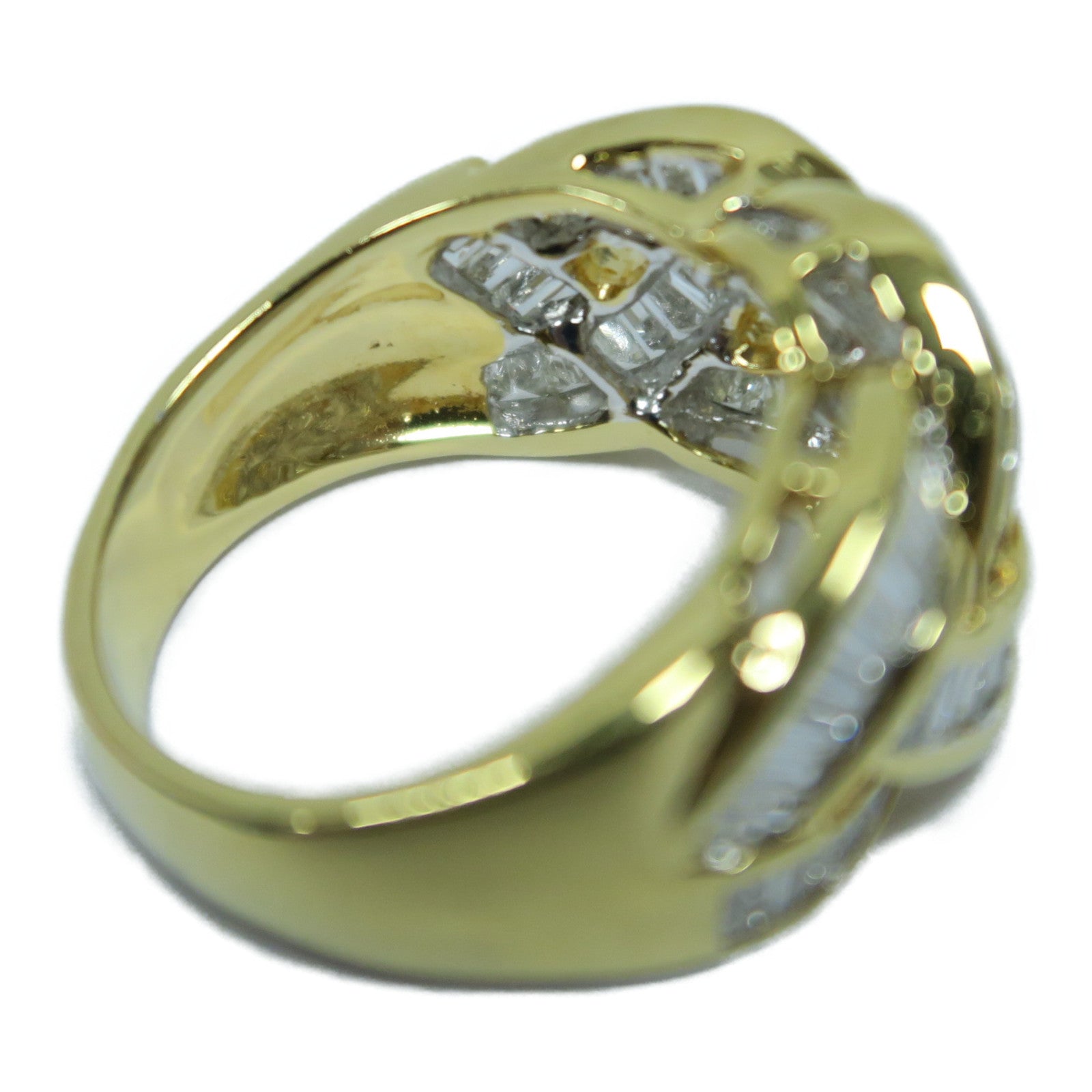 JEWELRY 18K黃金Diamond Ring鑽石戒指金色US#5.5
