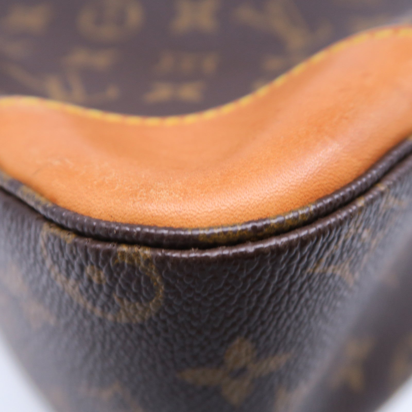 LOUIS VUITTON Monogram Boulogne金扣肩背袋棕色