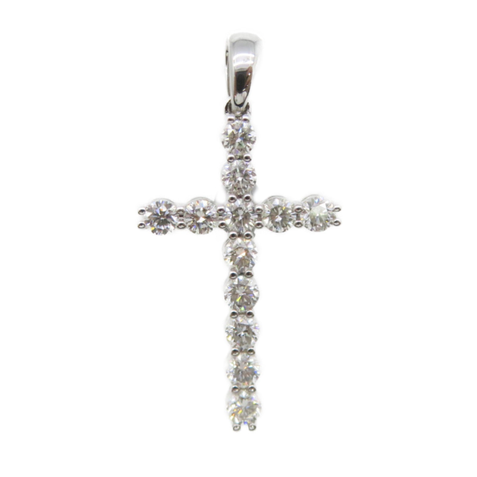 JEWELRY 18K白金/0.92ct钻石Diamond Pendant Top吊坠头扣