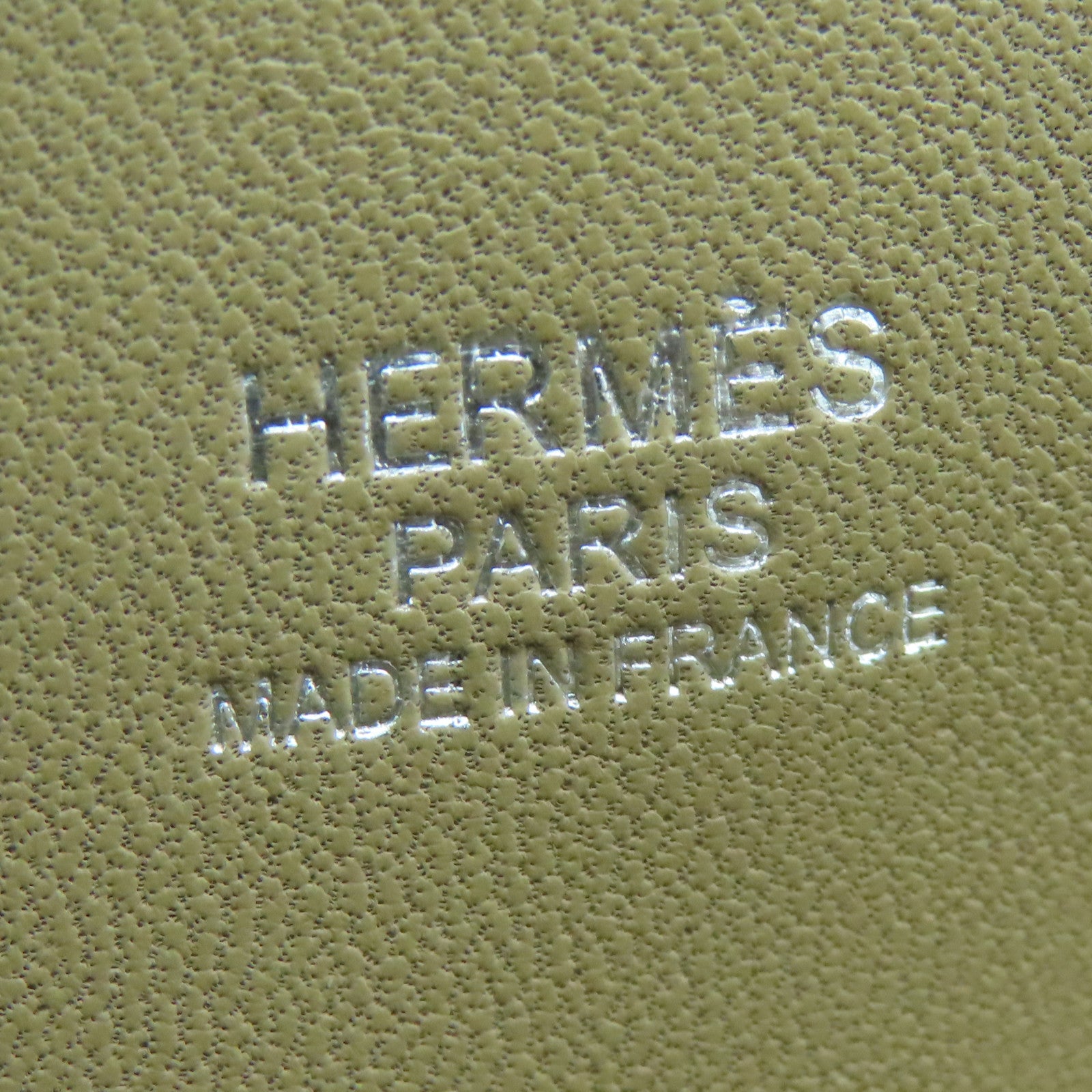 HERMES Clemence Leather Bolide 31 Silver Buckle Handle Shoulder Bag Turtledove Gray