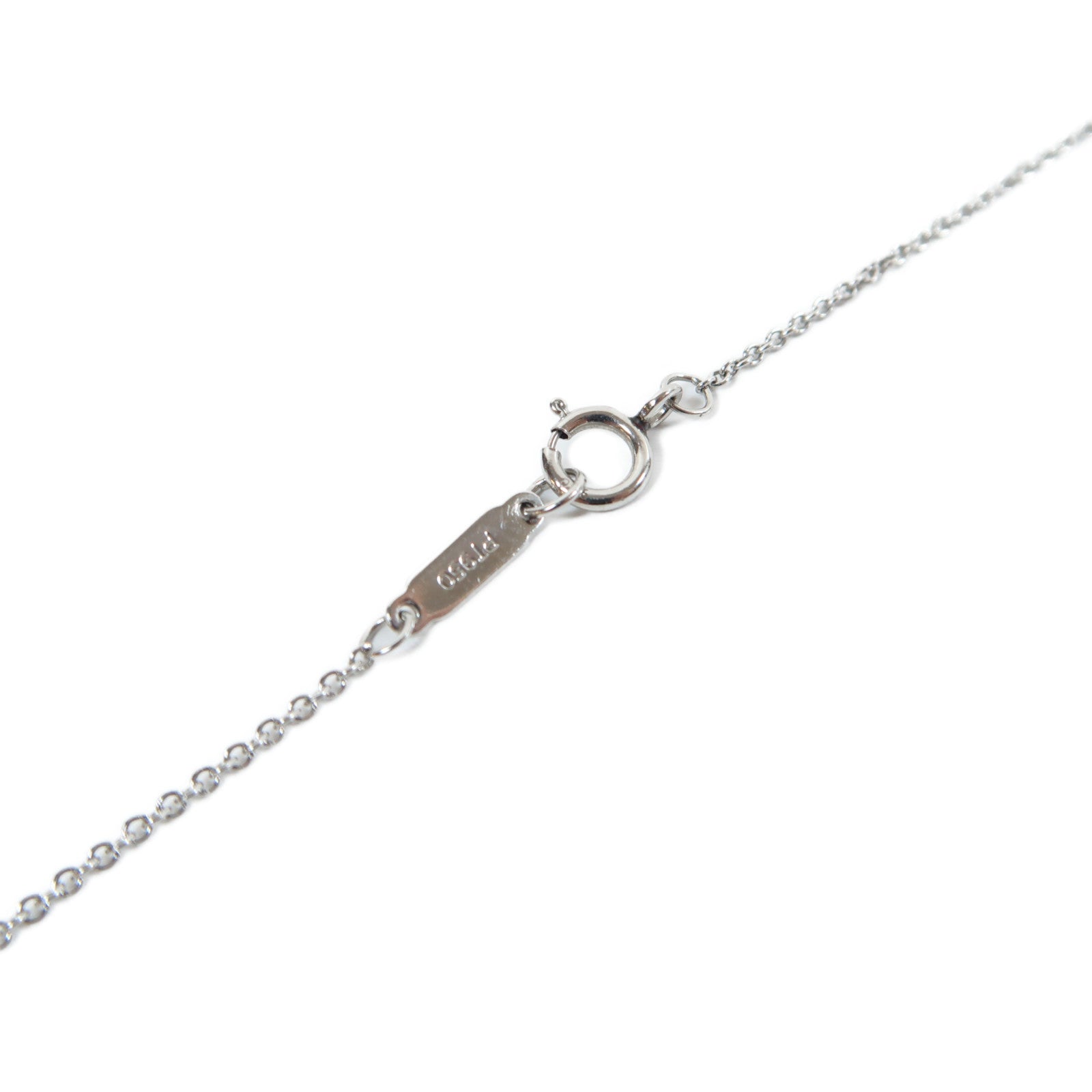 TIFFANY＆CO PT950鉑金Open Circle 0.23ct鑽石項鍊
